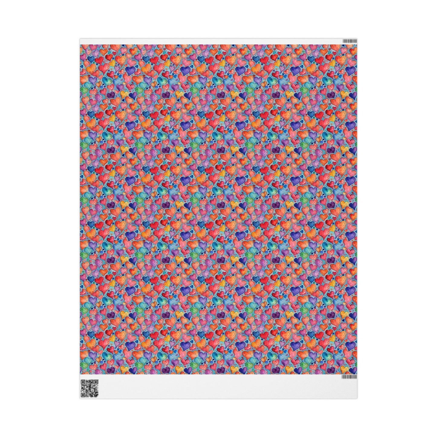 Vibrant Love Wrapping Paper - Colorful Gift Wrap