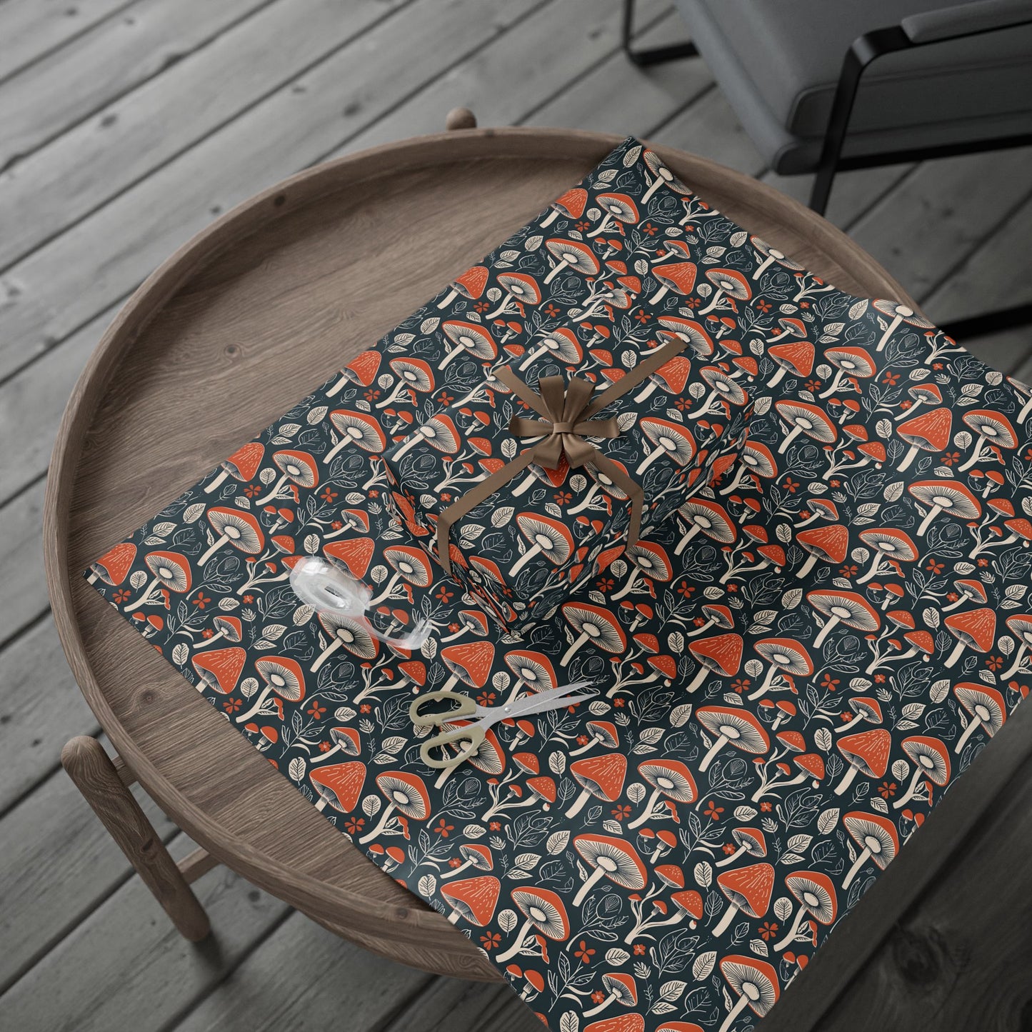 Retro - Inspired Mushroom Motif Design