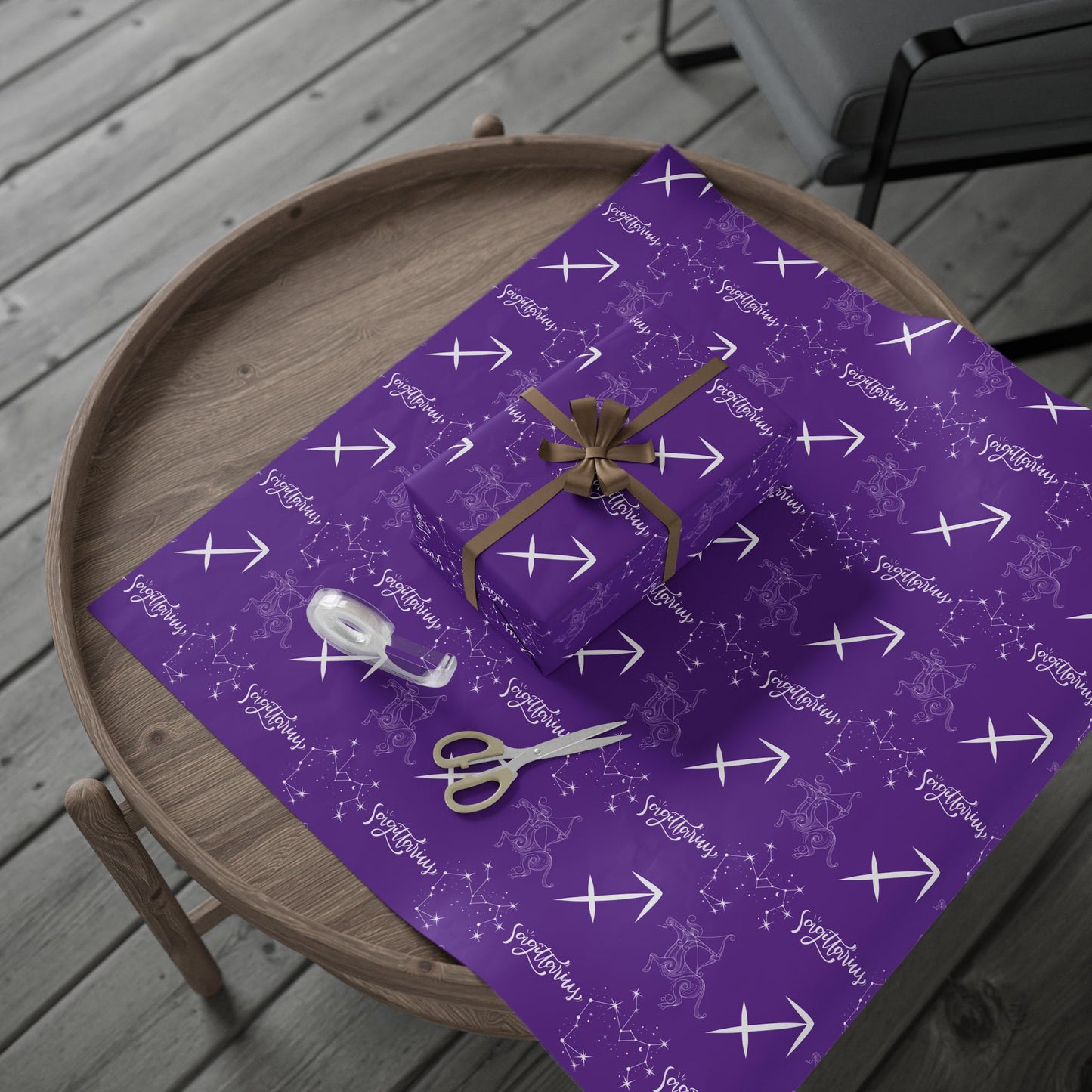 Aim Higher – Sagittarius Zodiac Wrapping Paper