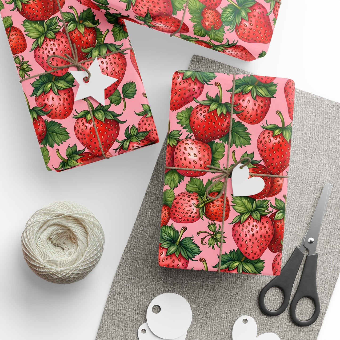 Delightful Strawberry - themed Wrapping Paper for a Sweet Surprise