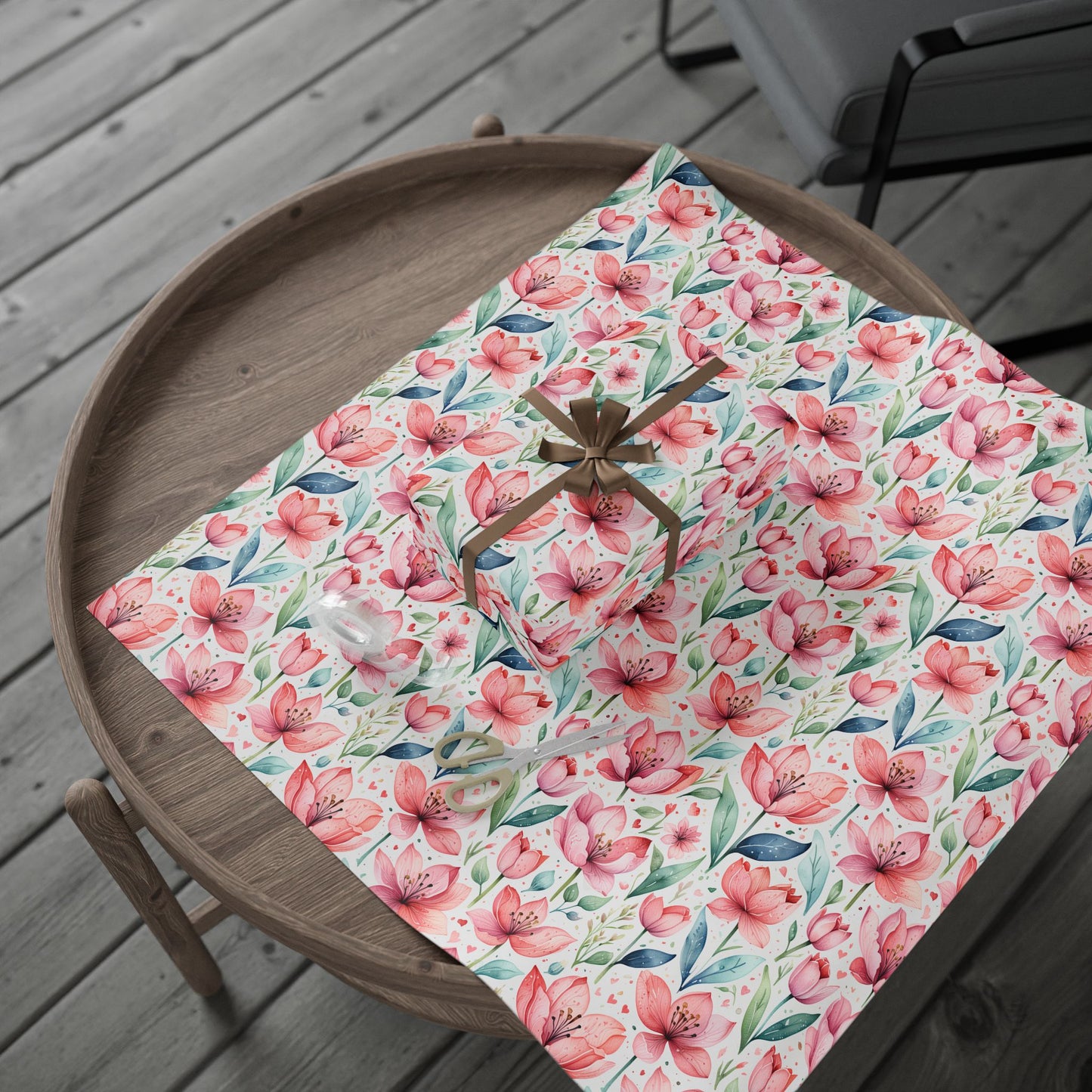 Blush Blooms – Watercolor Floral Wrap