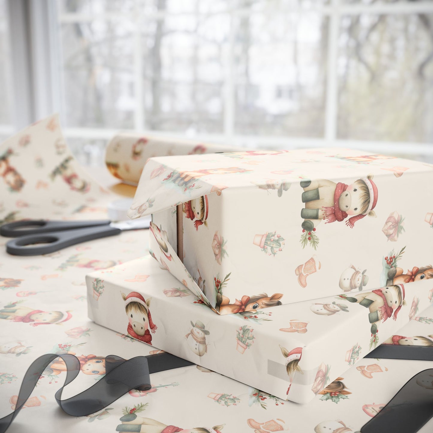 Howdy Holidays – Western Cowboy Christmas Wrapping Paper