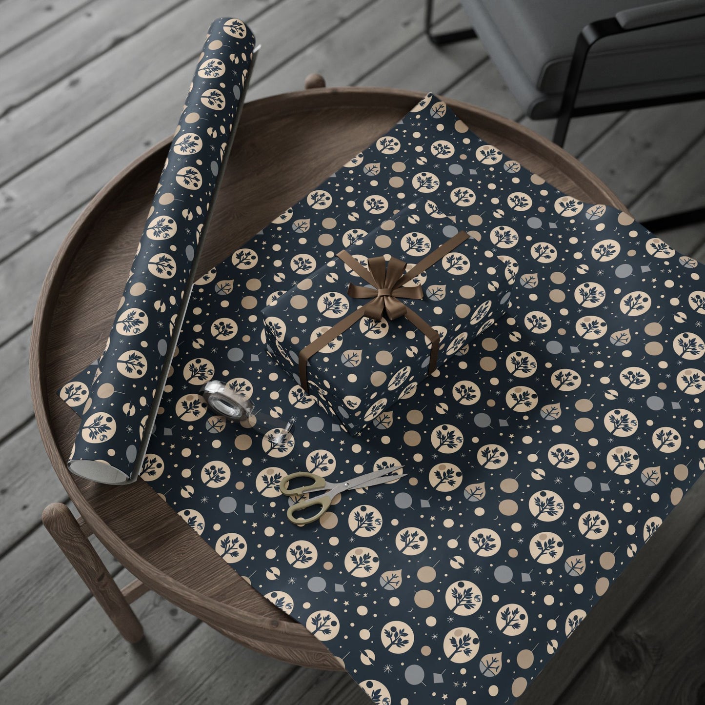 Stellar Stillness – Modern Holiday Wrapping Paper