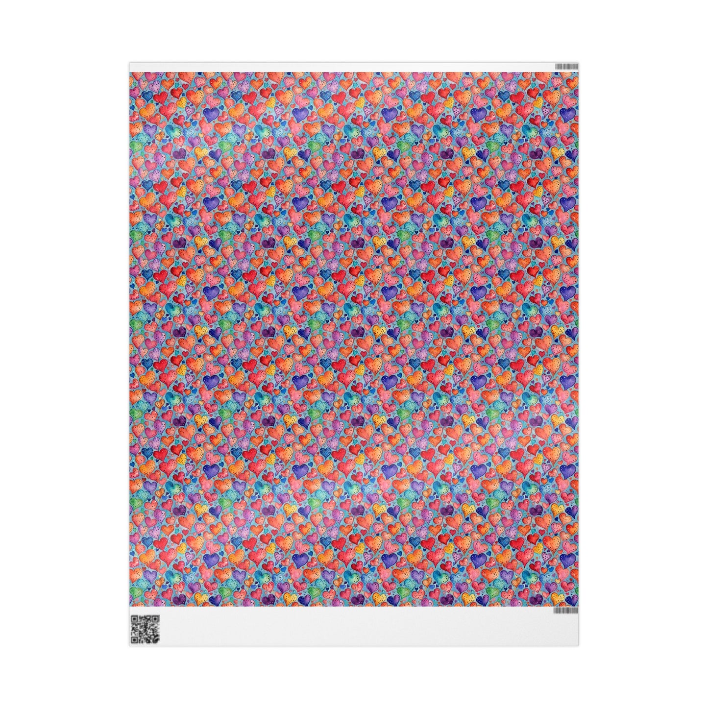 Vibrant Love Wrapping Paper - Colorful Gift Wrap