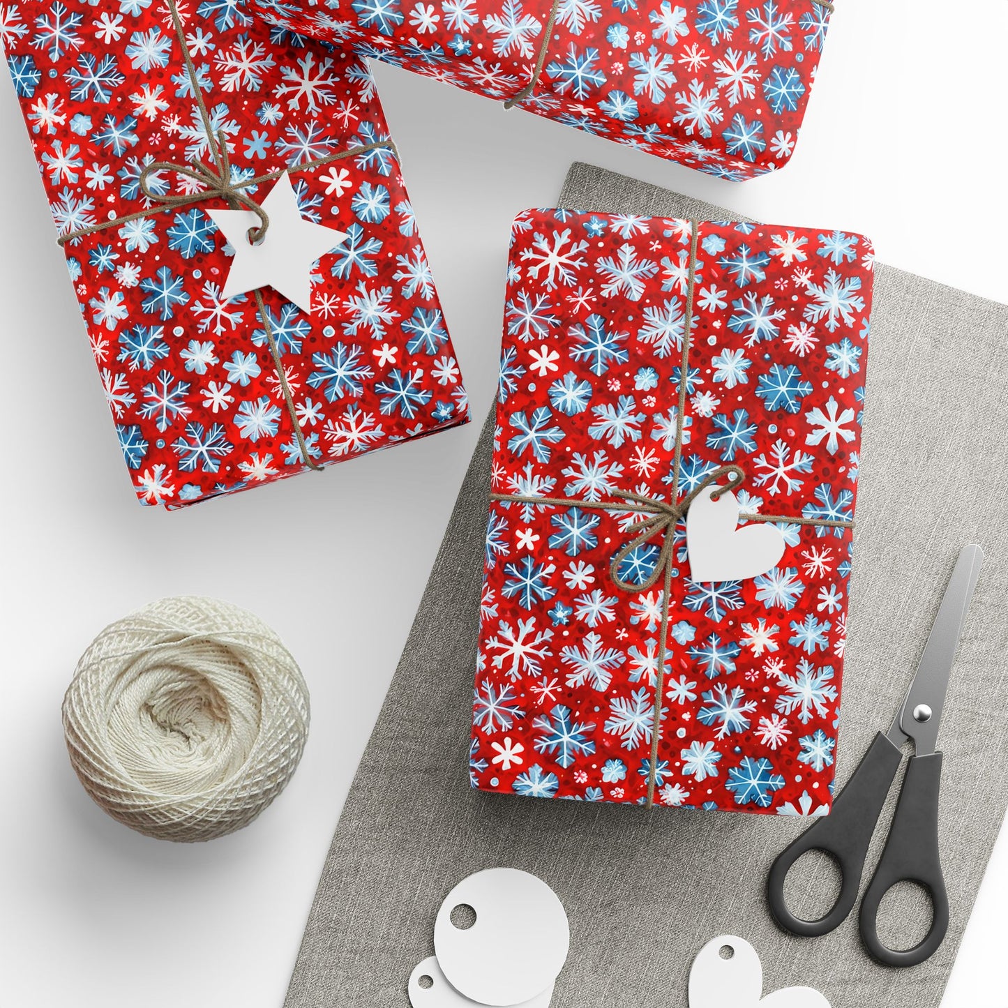 Festive Snowflake Wrapping Papers for All Occasions