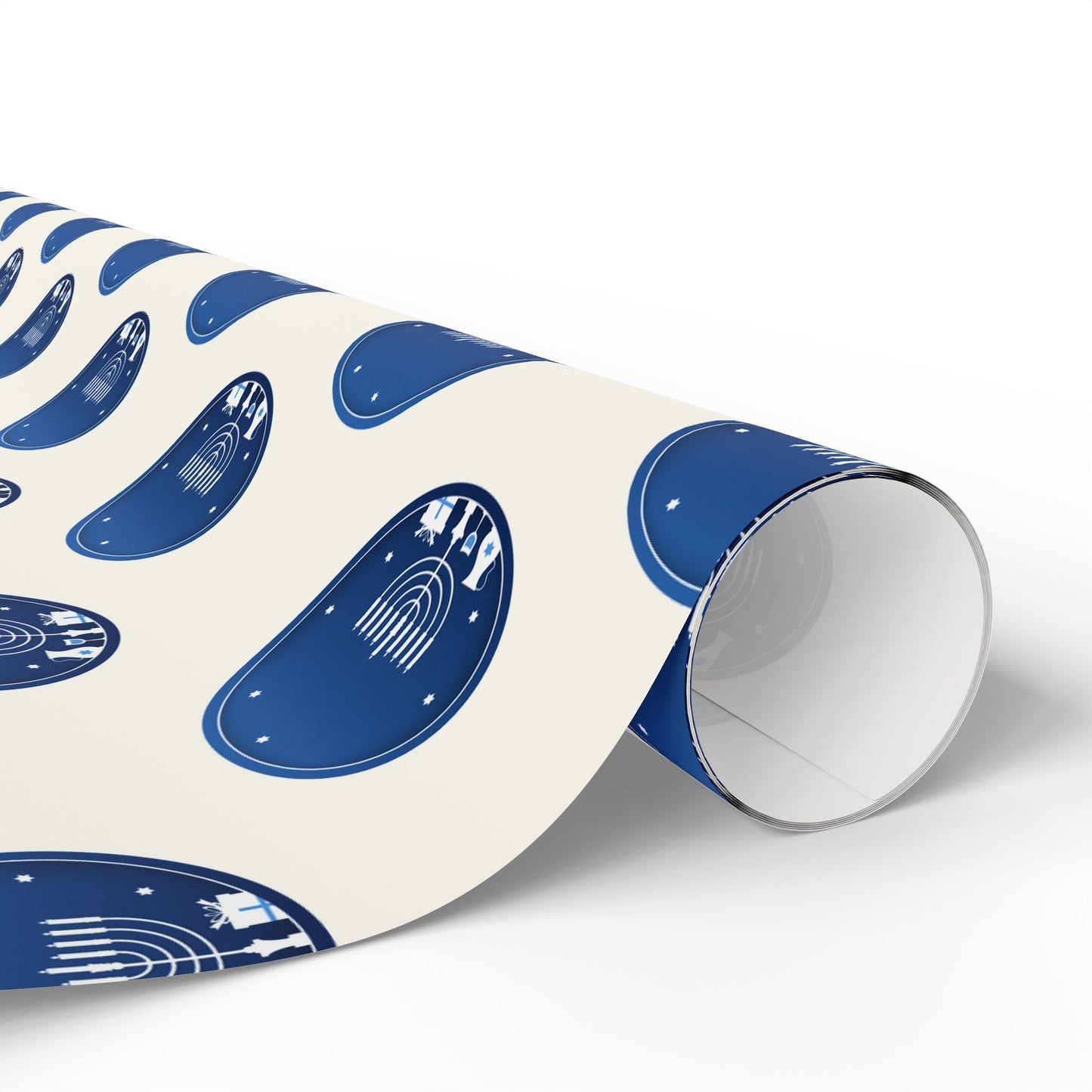 Hanukkah Blue and White Wrapping Papers