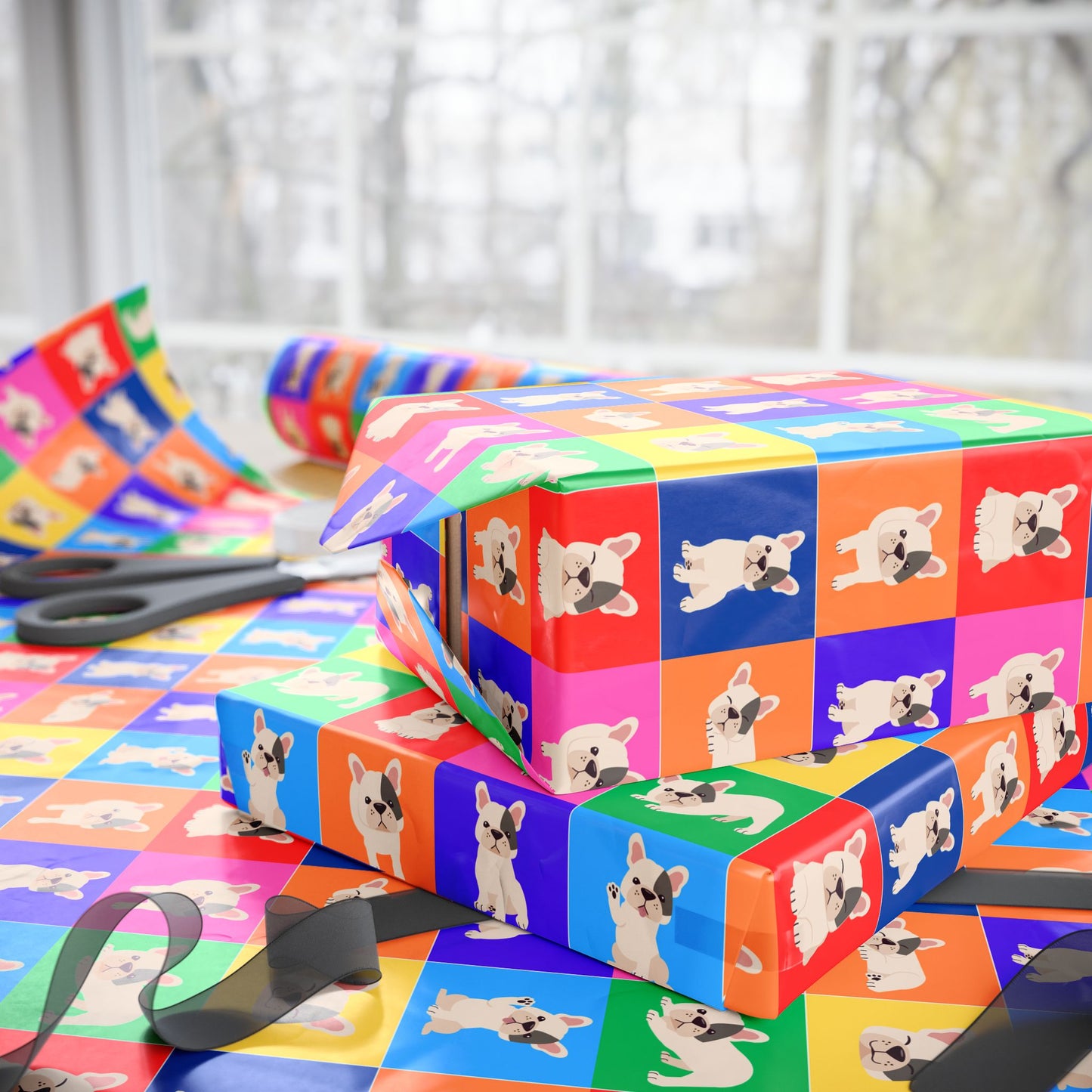 French bulldog Wrapping Paper