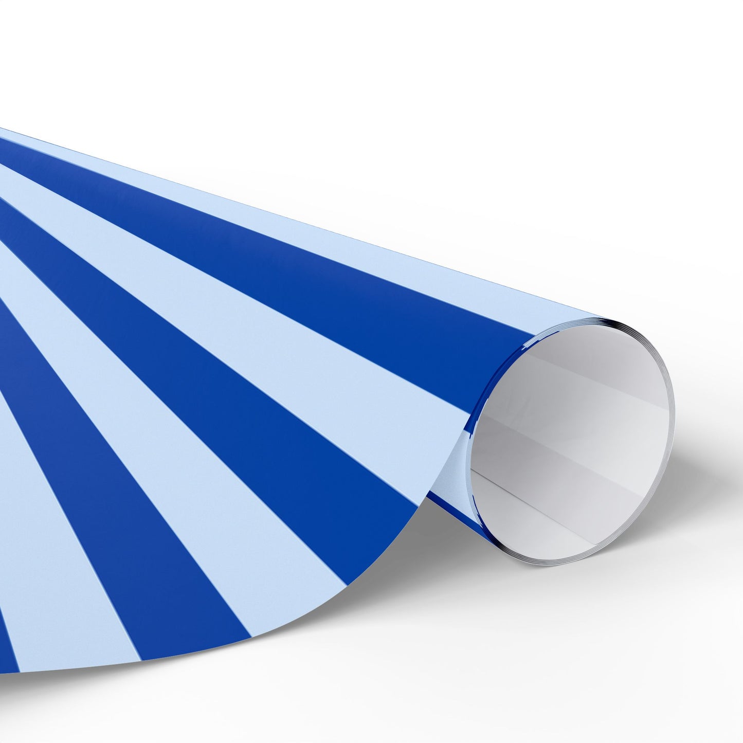Blue Elegance – Sophisticated Striped Wrap