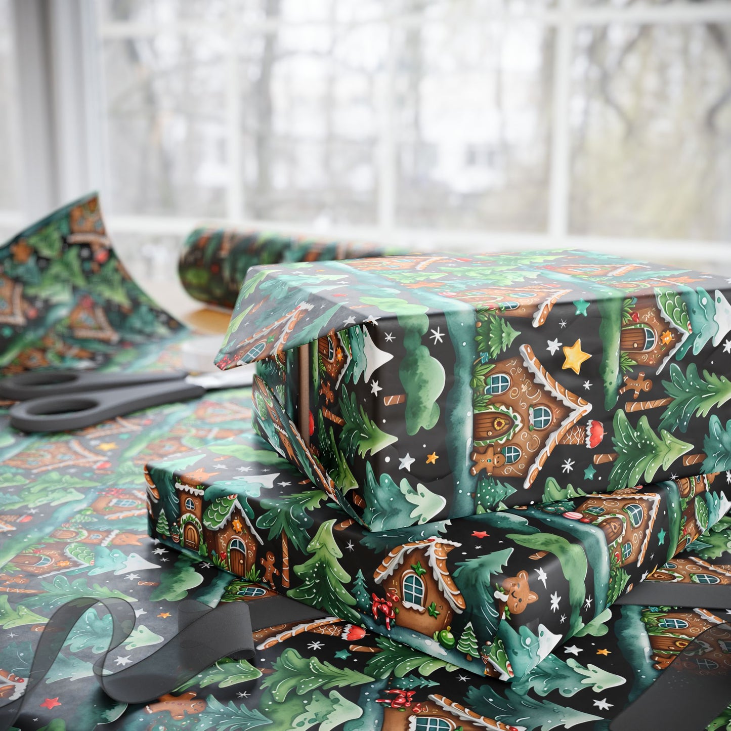 Midnight Munchkinville – Gingerbread Dreams on a Starry Night
