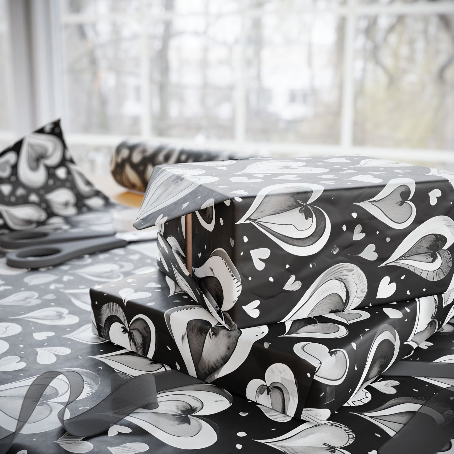 Heart Abstract Wrapping Paper