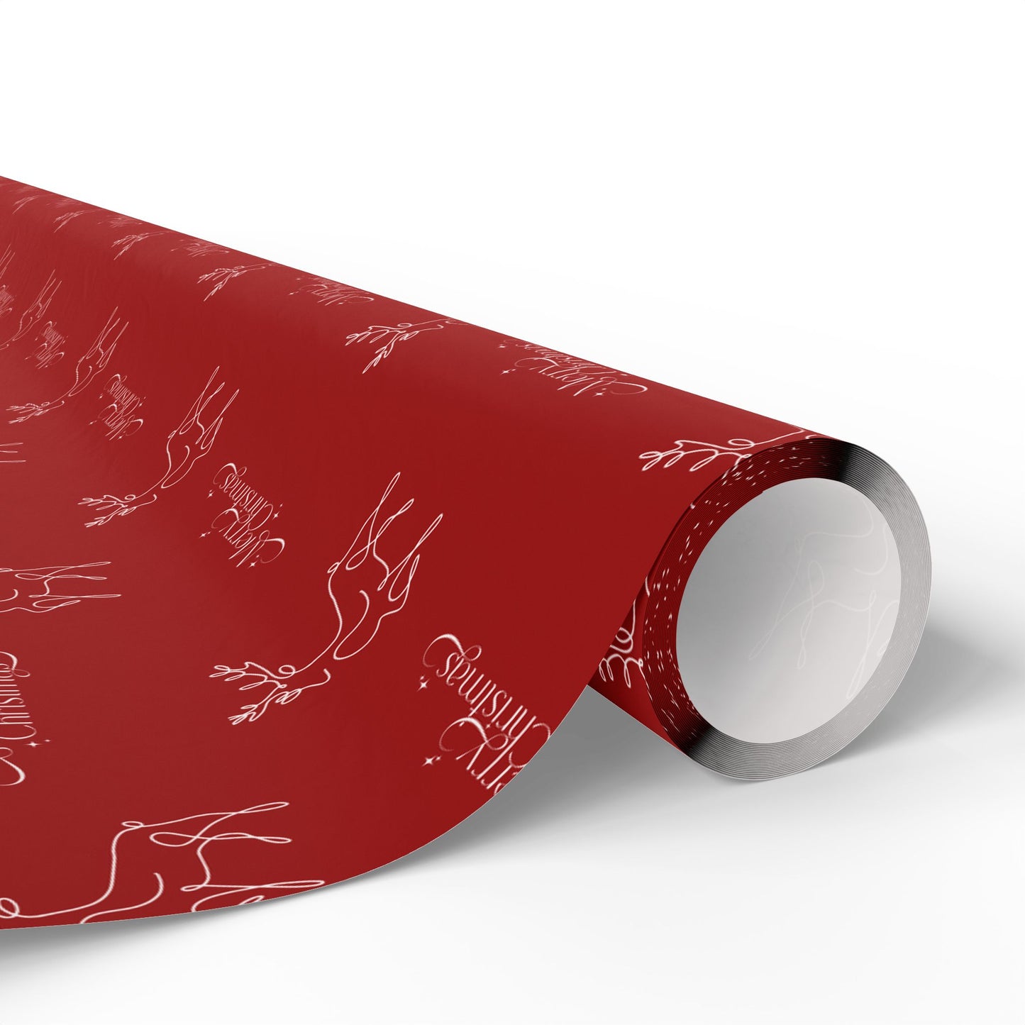 Sleigh All Day – Minimalist Reindeer Christmas Wrapping Paper