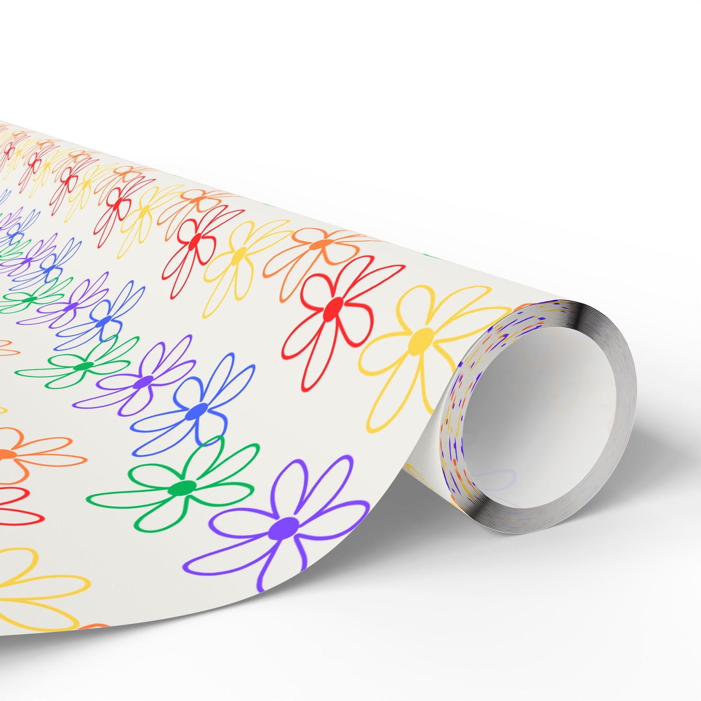 Colorful Floral Wrapping Paper