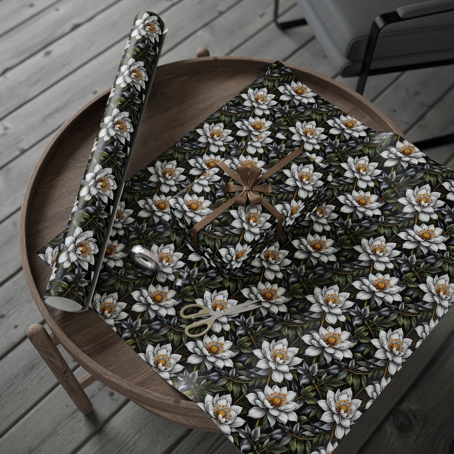 Trendy Botanical Wrapping Paper Eco Friendly Gifting