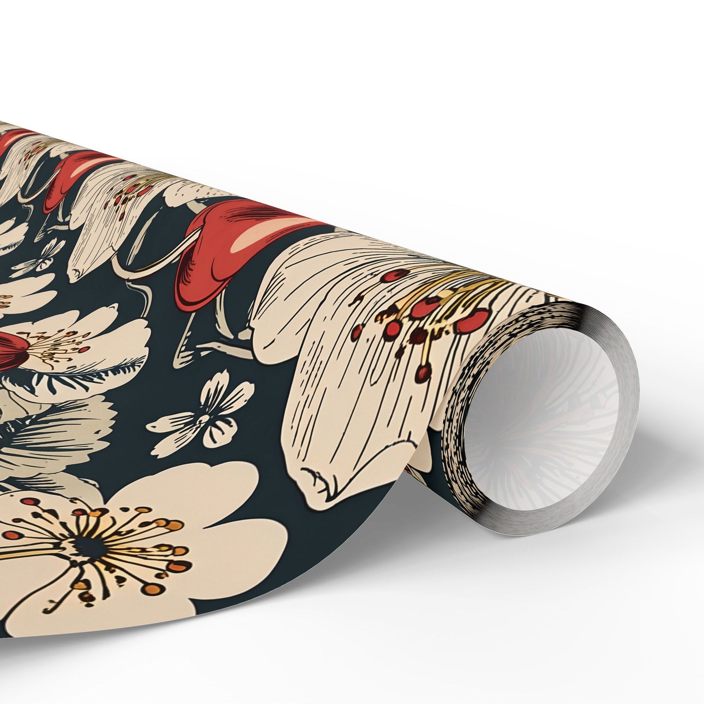 Vintage Cherry and Cherry Blossom Wrapping Papers
