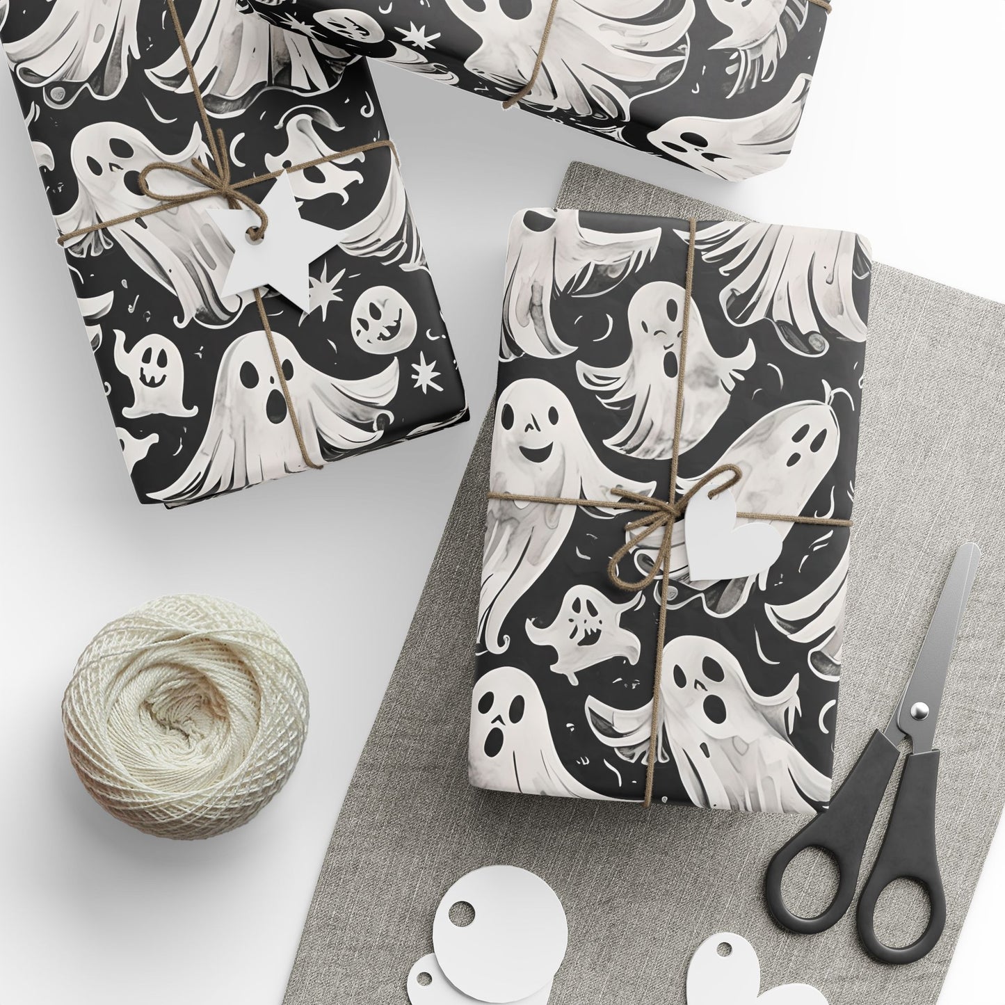 Ghostly Abstract Wrapping Paper