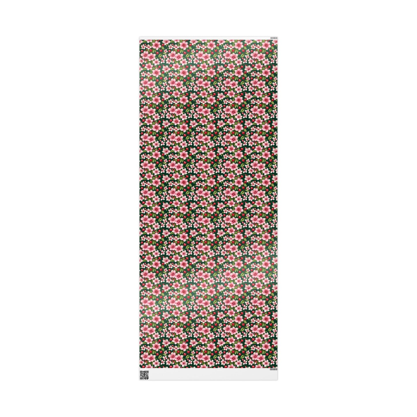 Wrapping Paper: Pink Cherry Floral Design