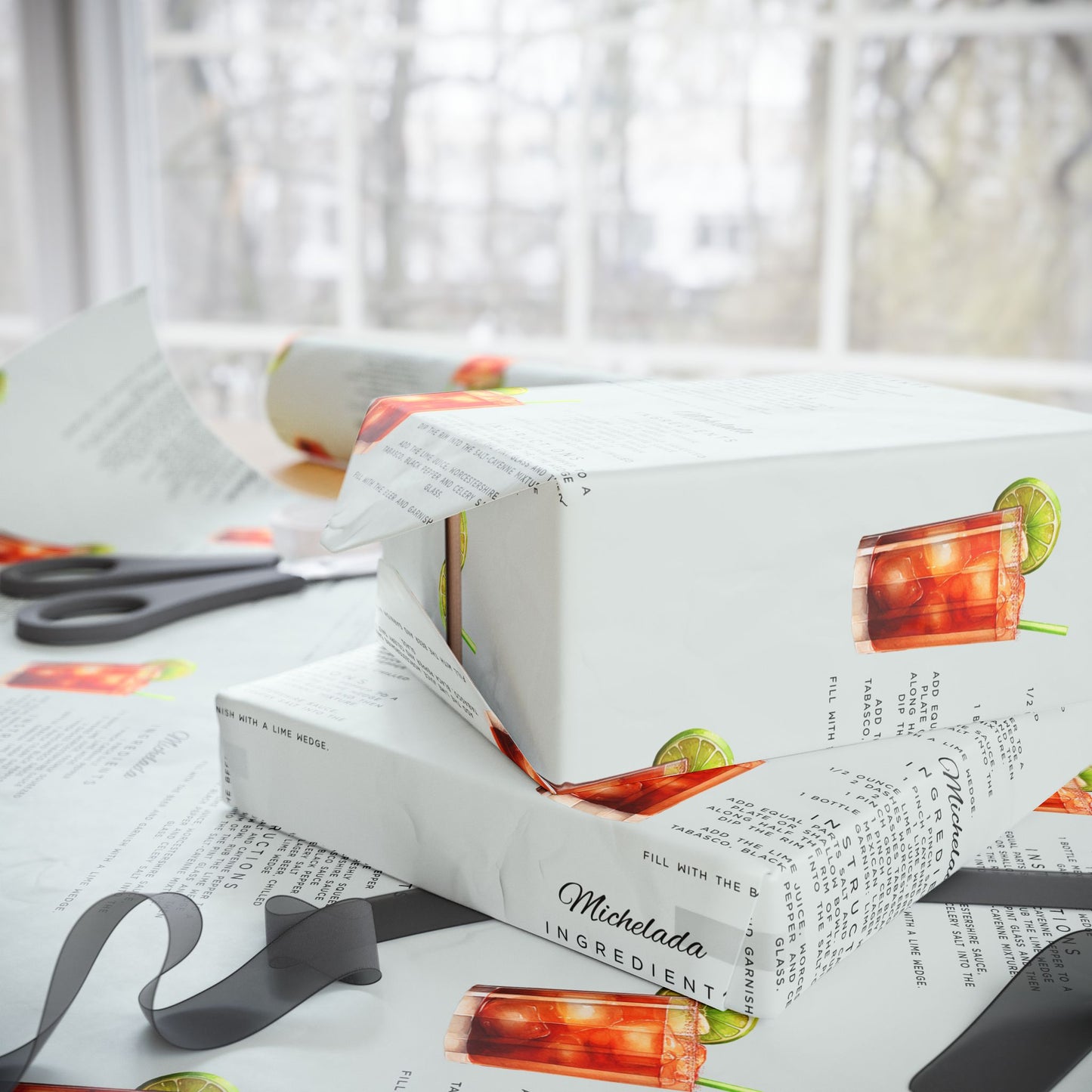 Michelada Recipe Gift Wrap