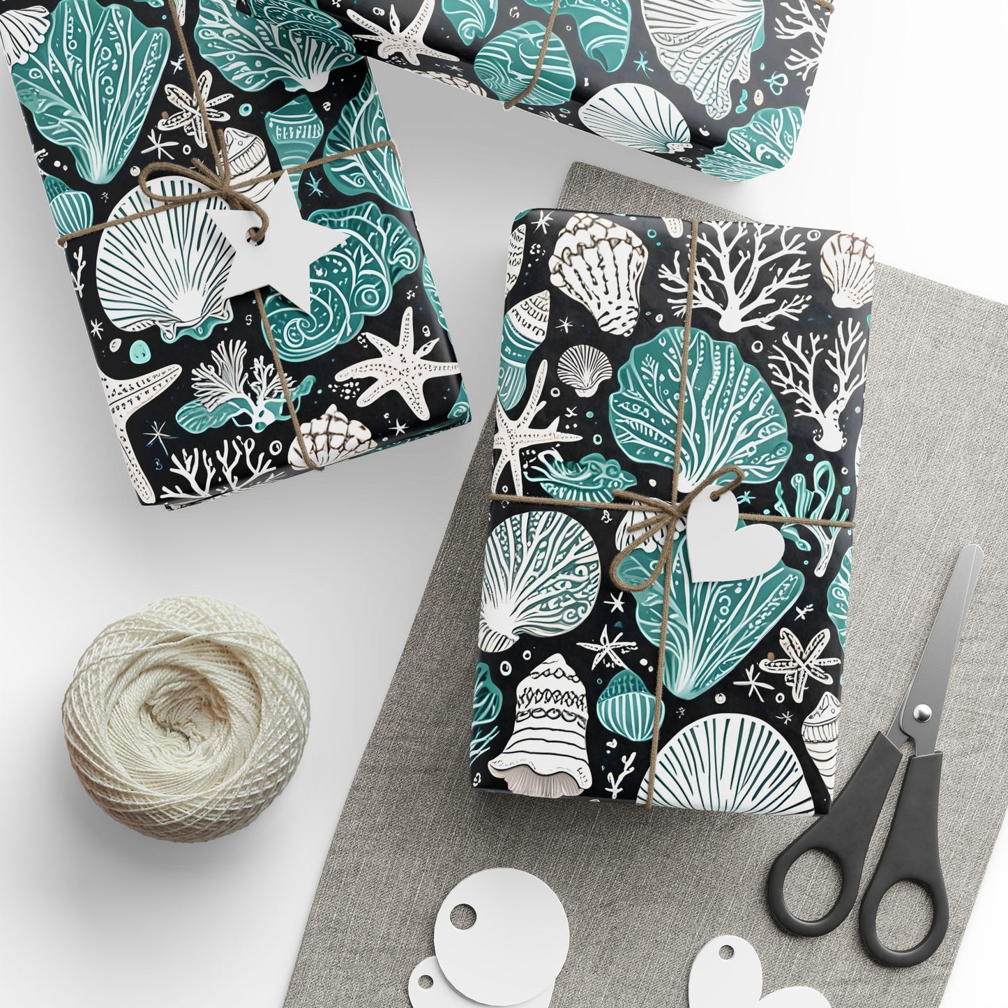 Blue Coastal Dream Wrapping Paper