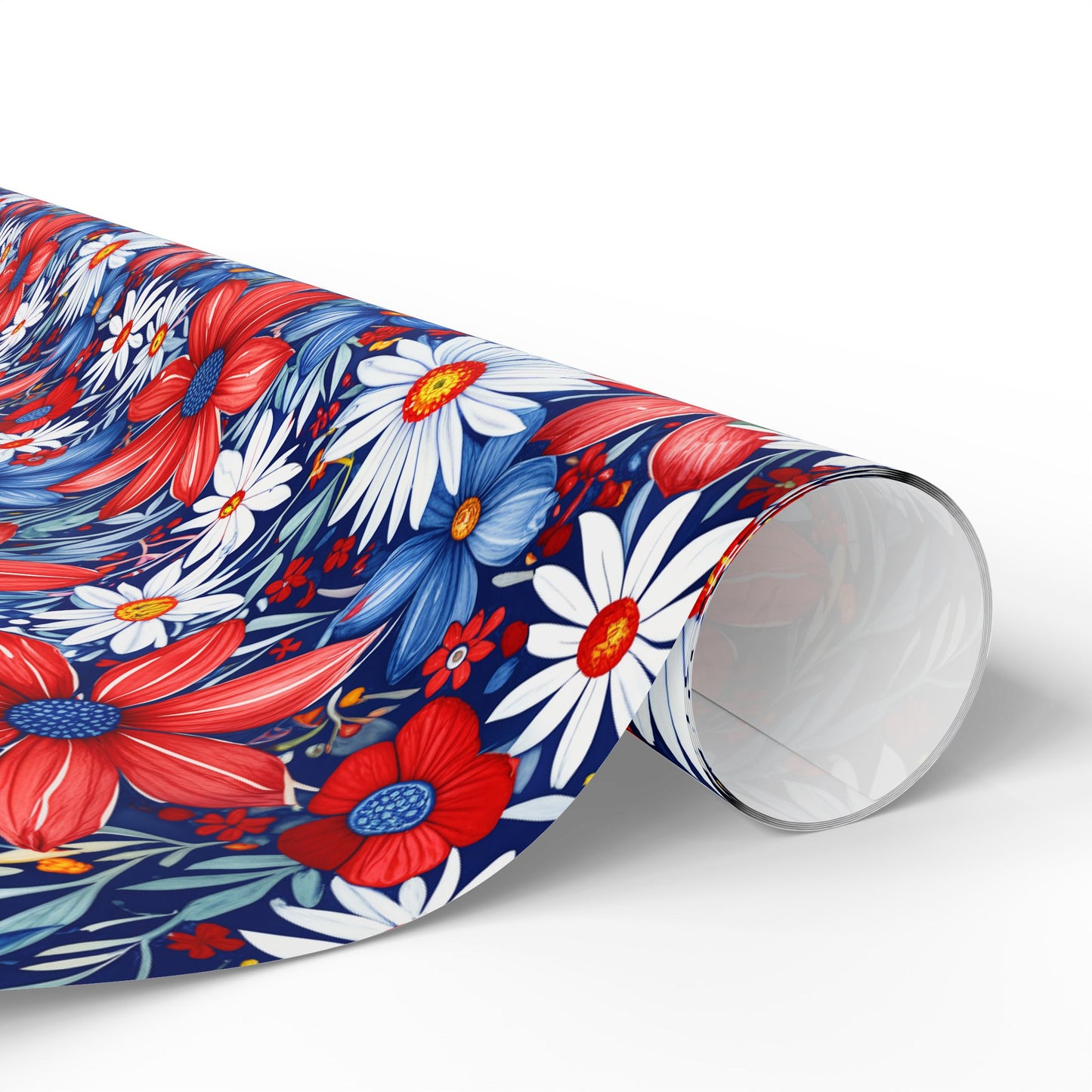 Red White Blue Daisies