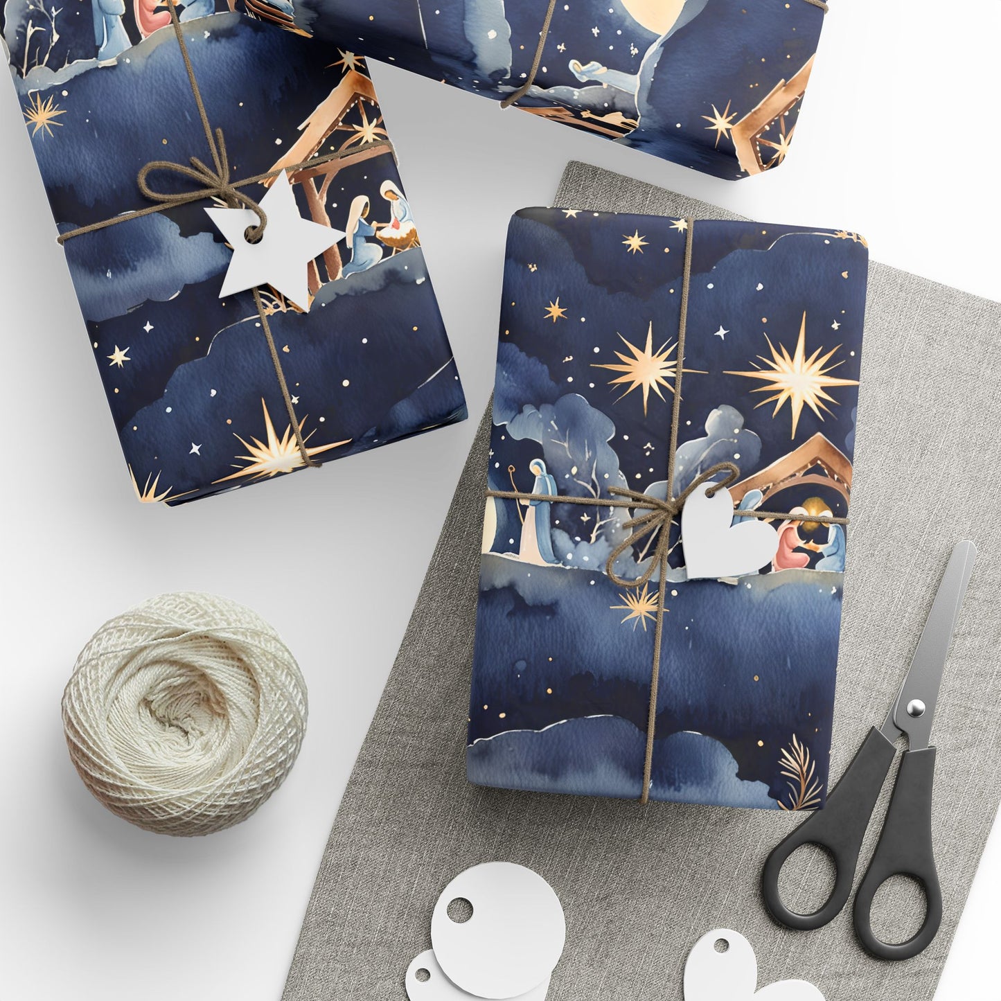 O Holy Night – Nativity Scene Wrapping Paper