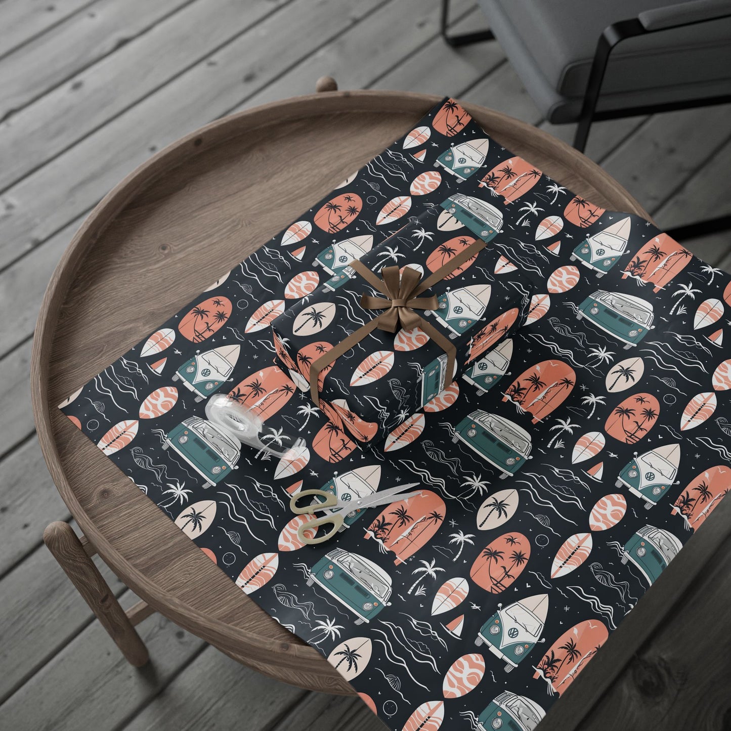 Surf Theme Wrapping Papers