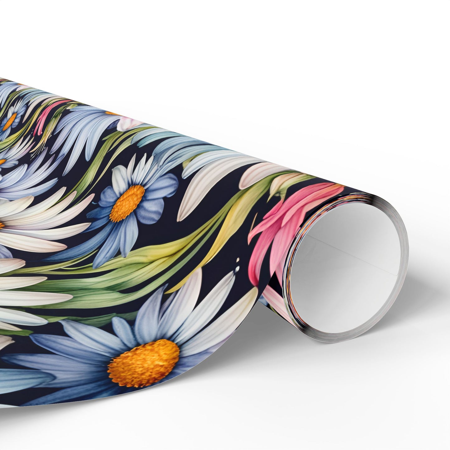Gift Wrap - Elegant Floral Daisies