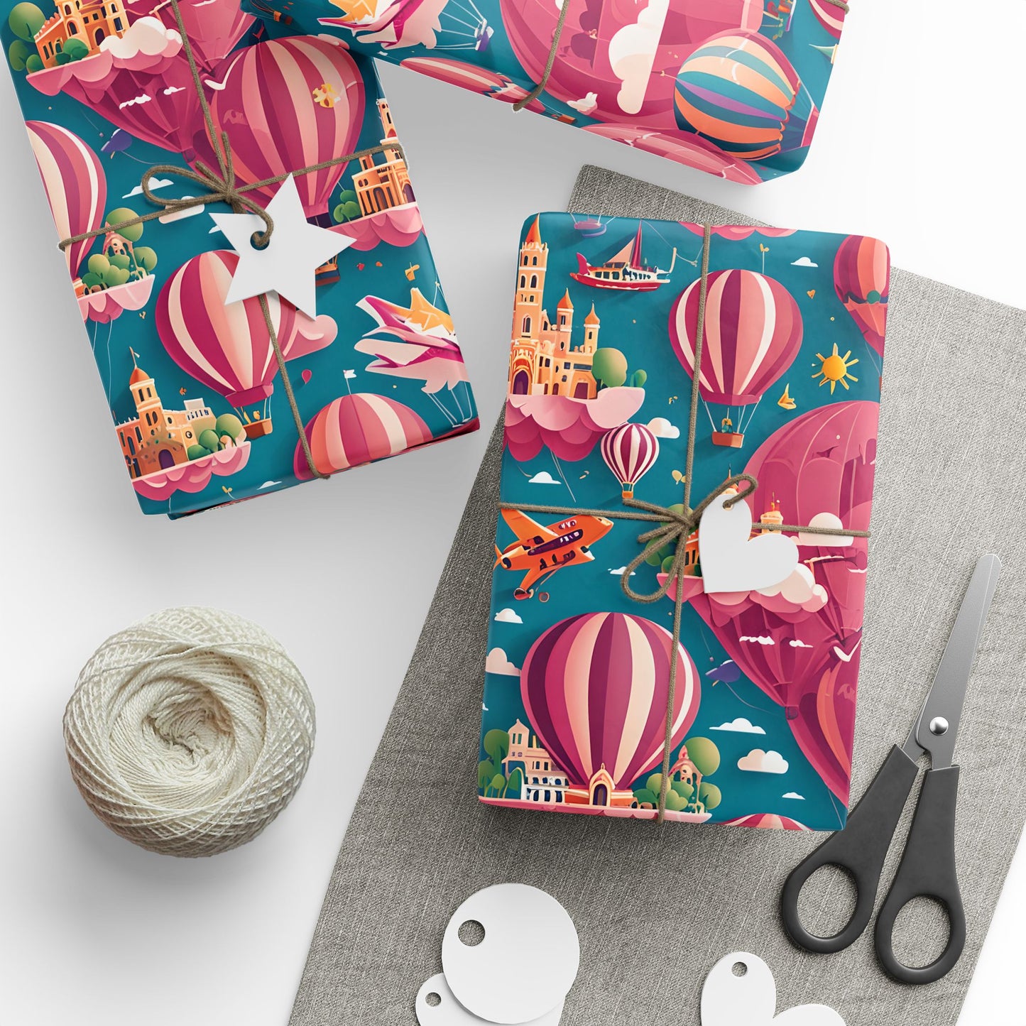 Travel Cityscape Gift Wrapping Paper