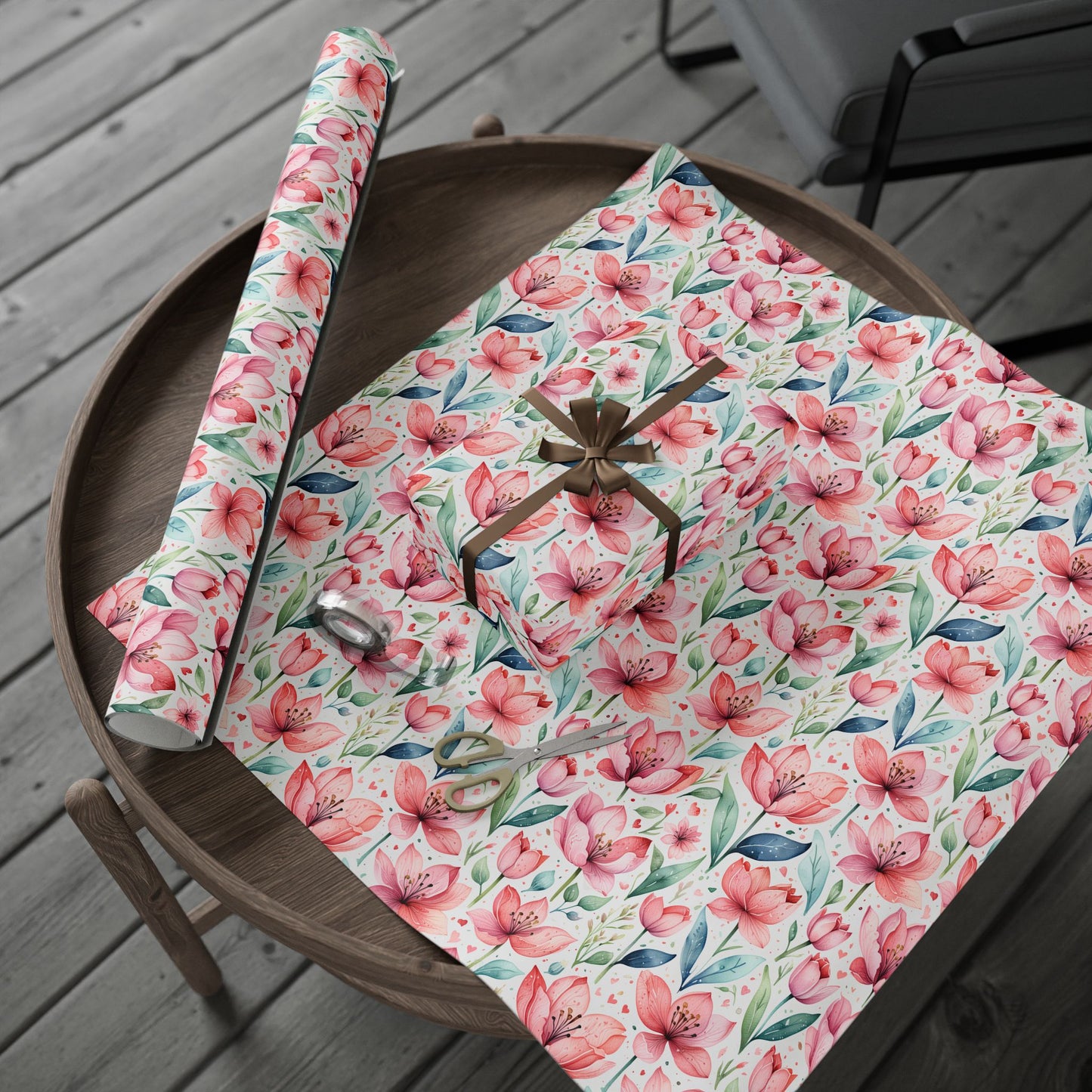 Blush Blooms – Watercolor Floral Wrap