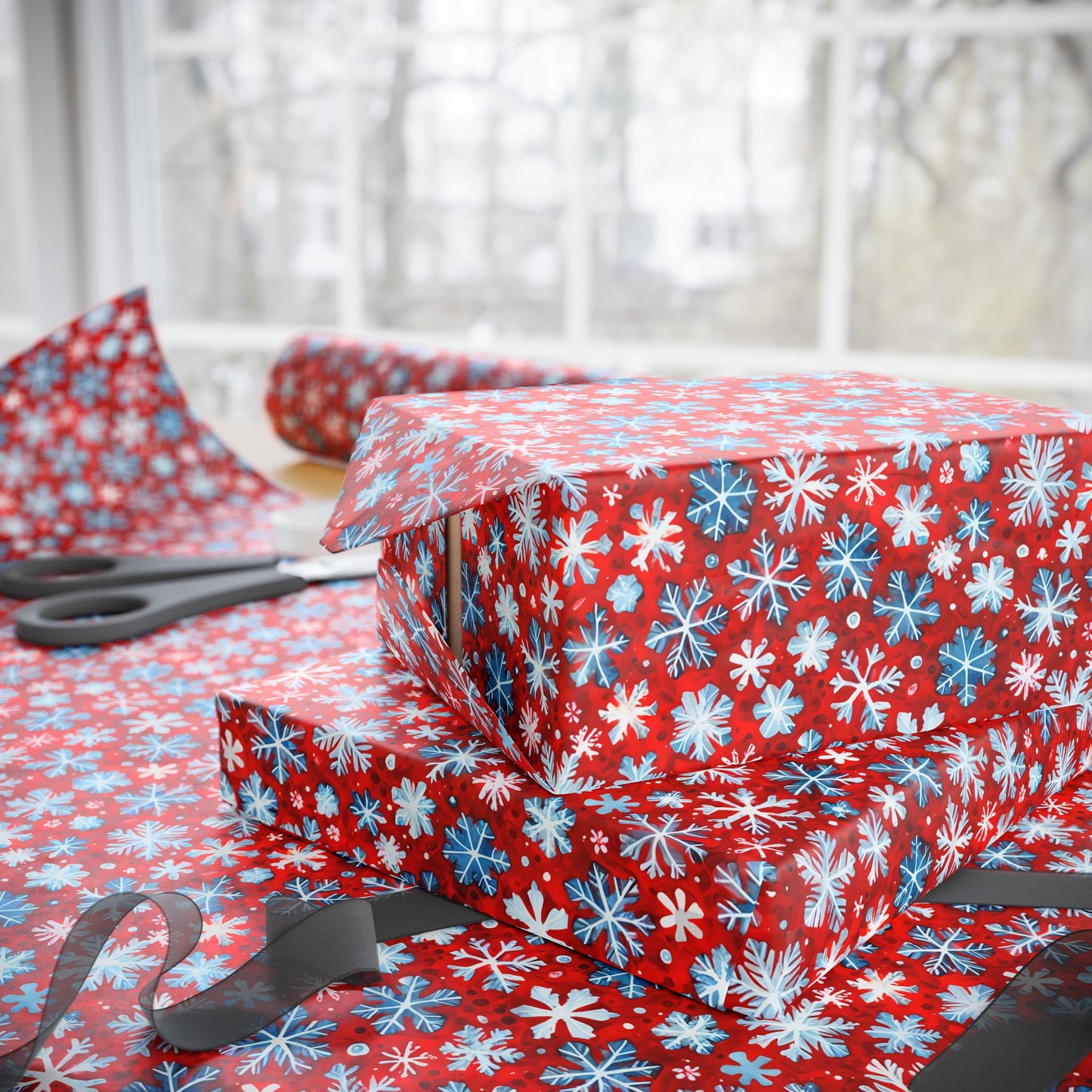 Festive Snowflake Wrapping Papers for All Occasions