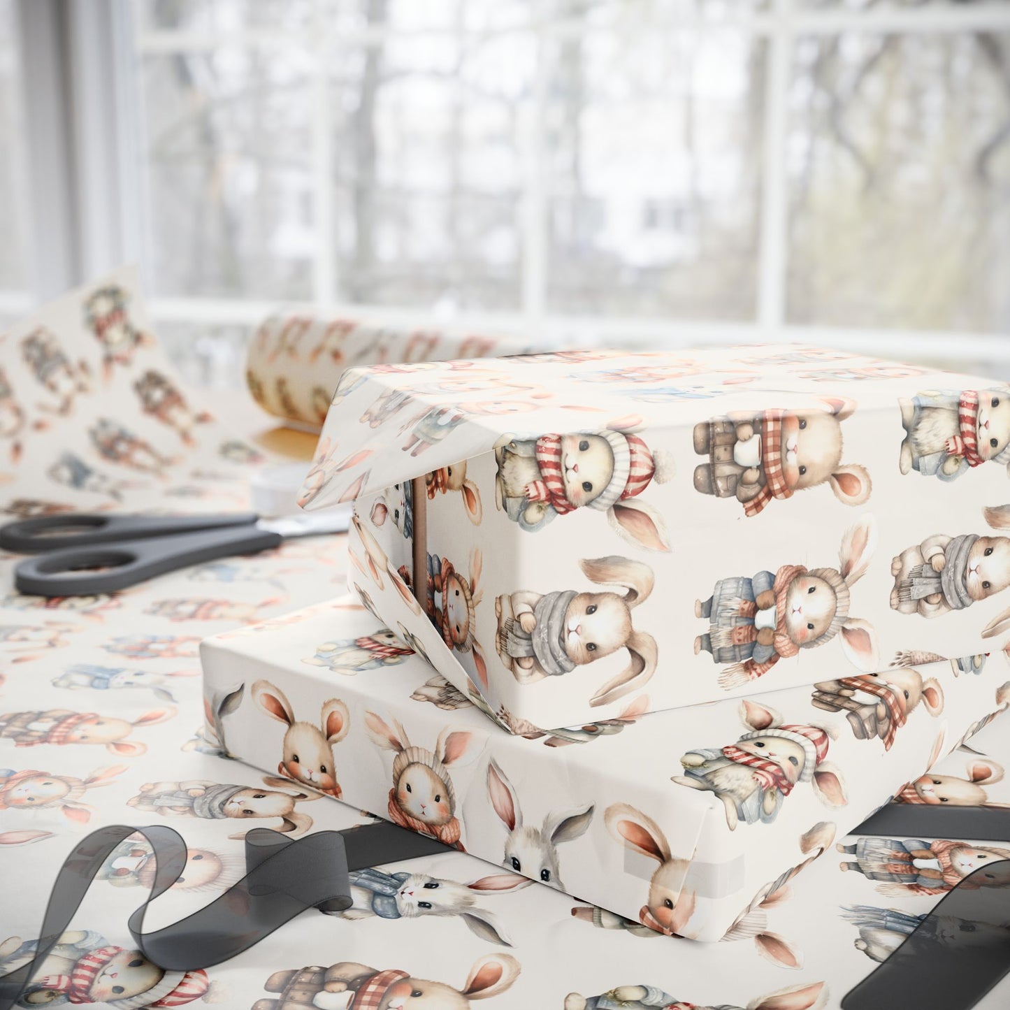 Cozy Bunny Wrapping Paper