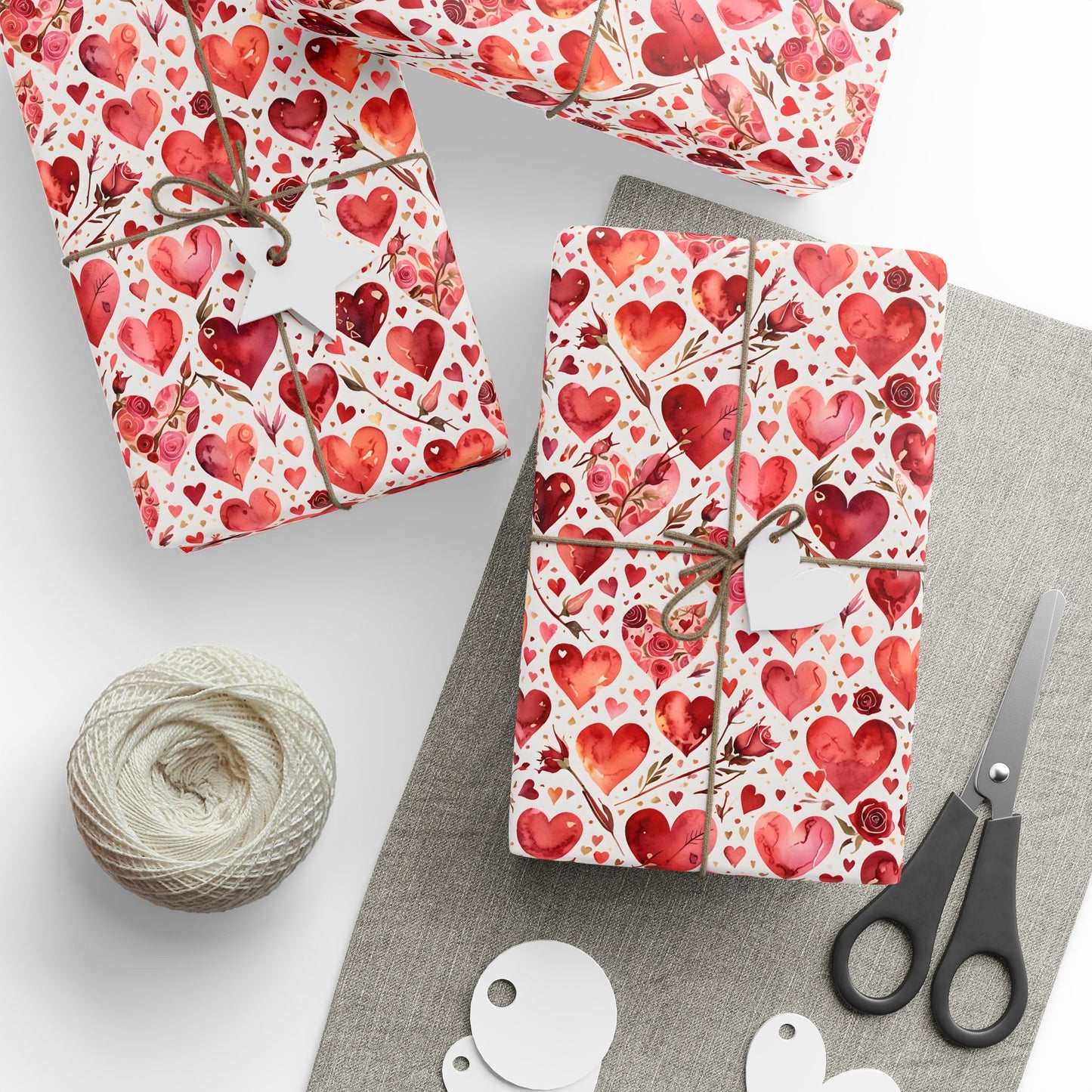 Romantic Heart Wrapping Paper