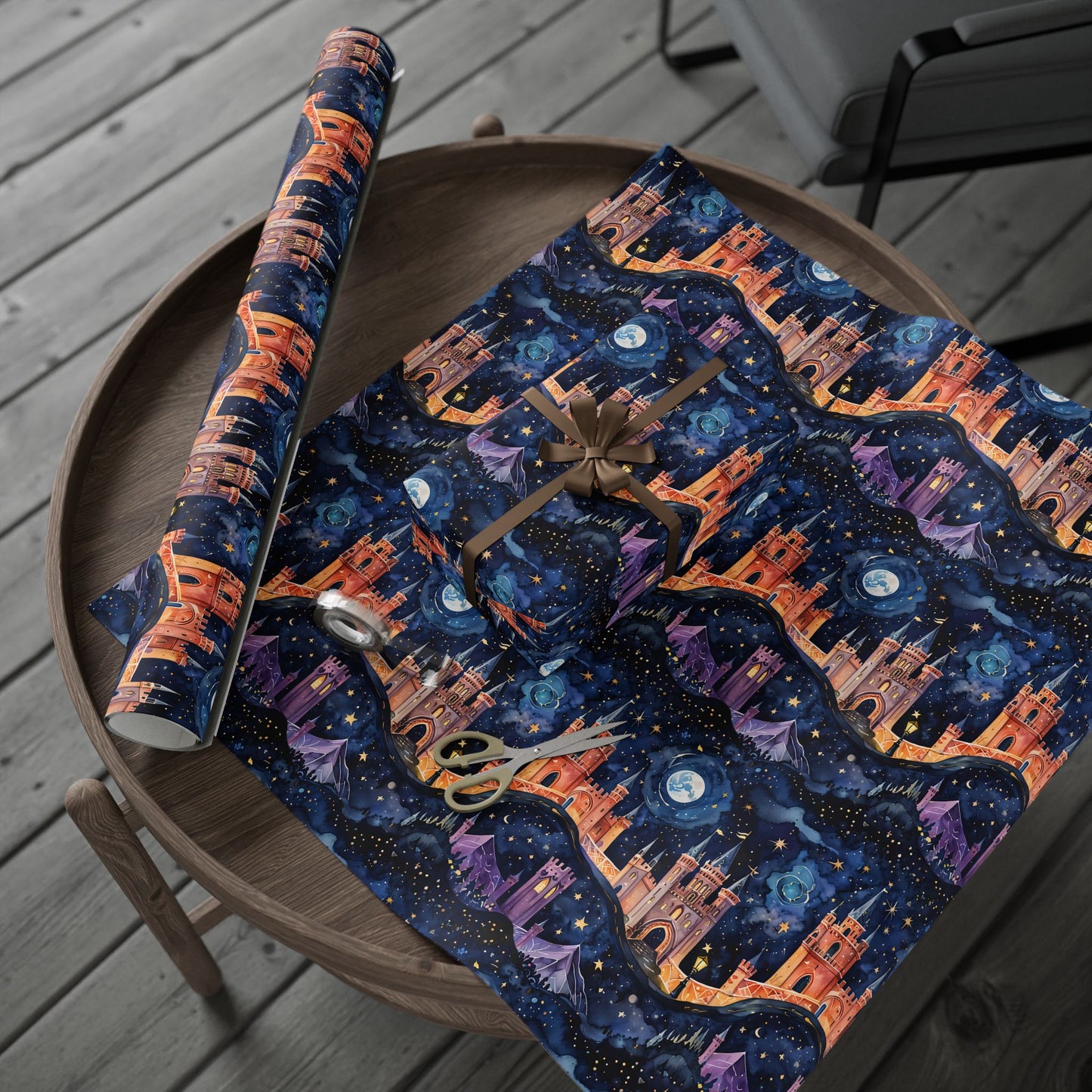 Fairytale Castle & Moon Gift Wrap