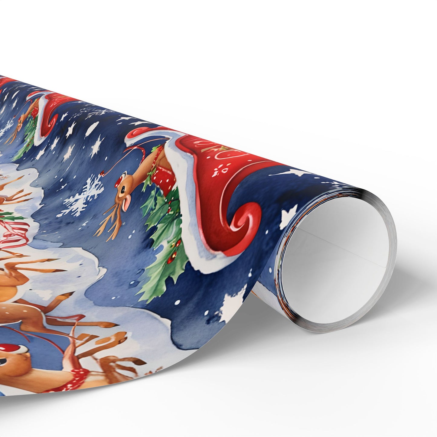Santas Sleigh Gift Paper