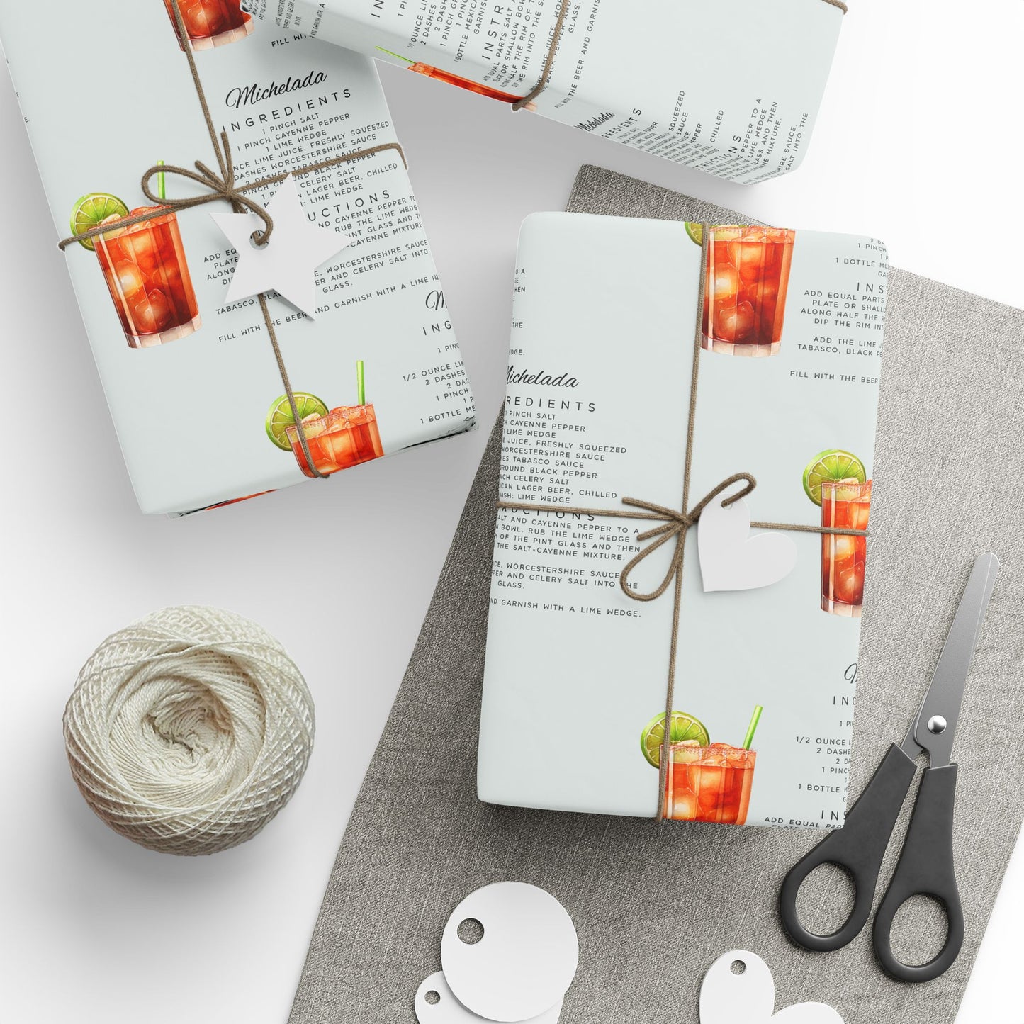 Michelada Recipe Gift Wrap
