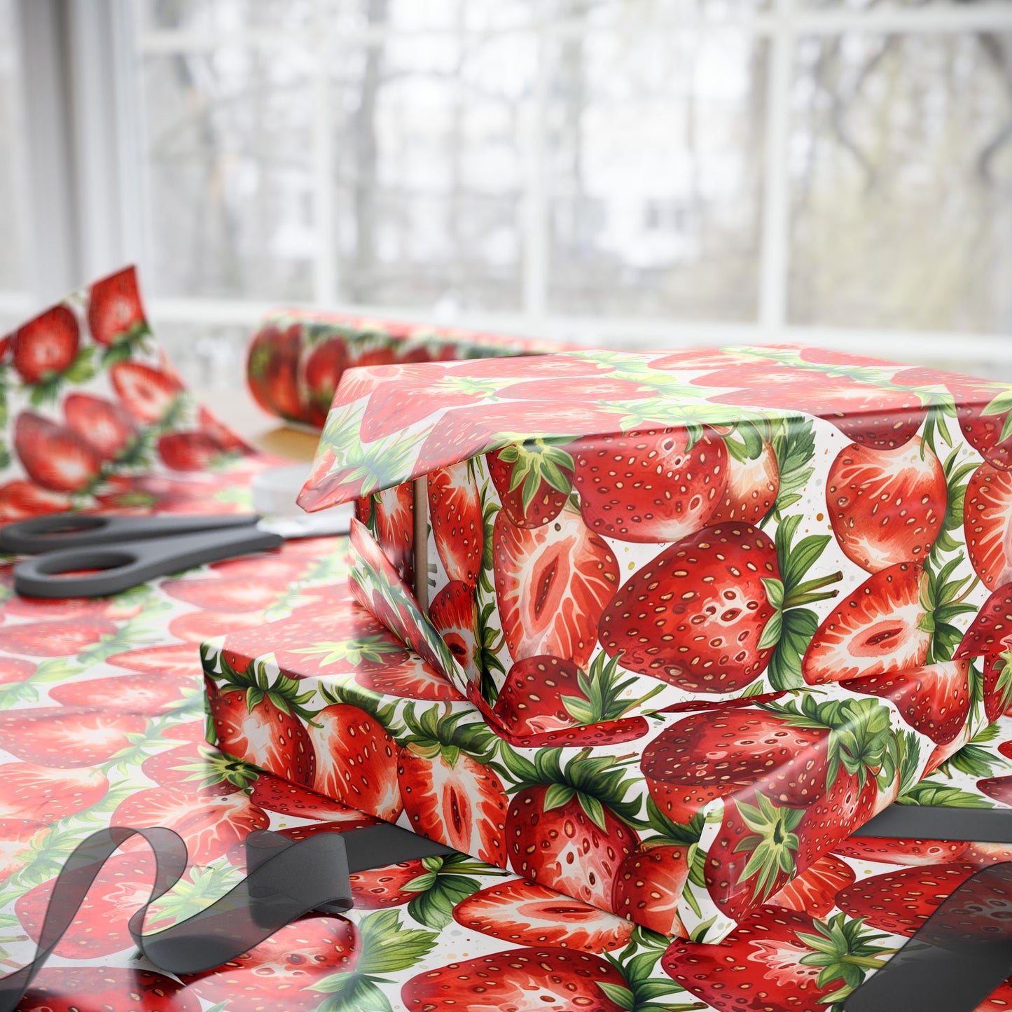 Berry Much in Love Wrapping Paper