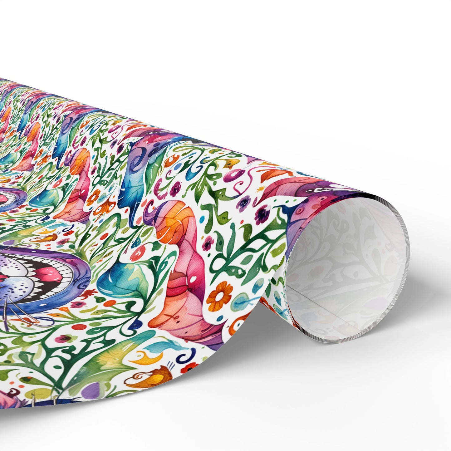 Colorful Cheshire Cat Wrapping Paper