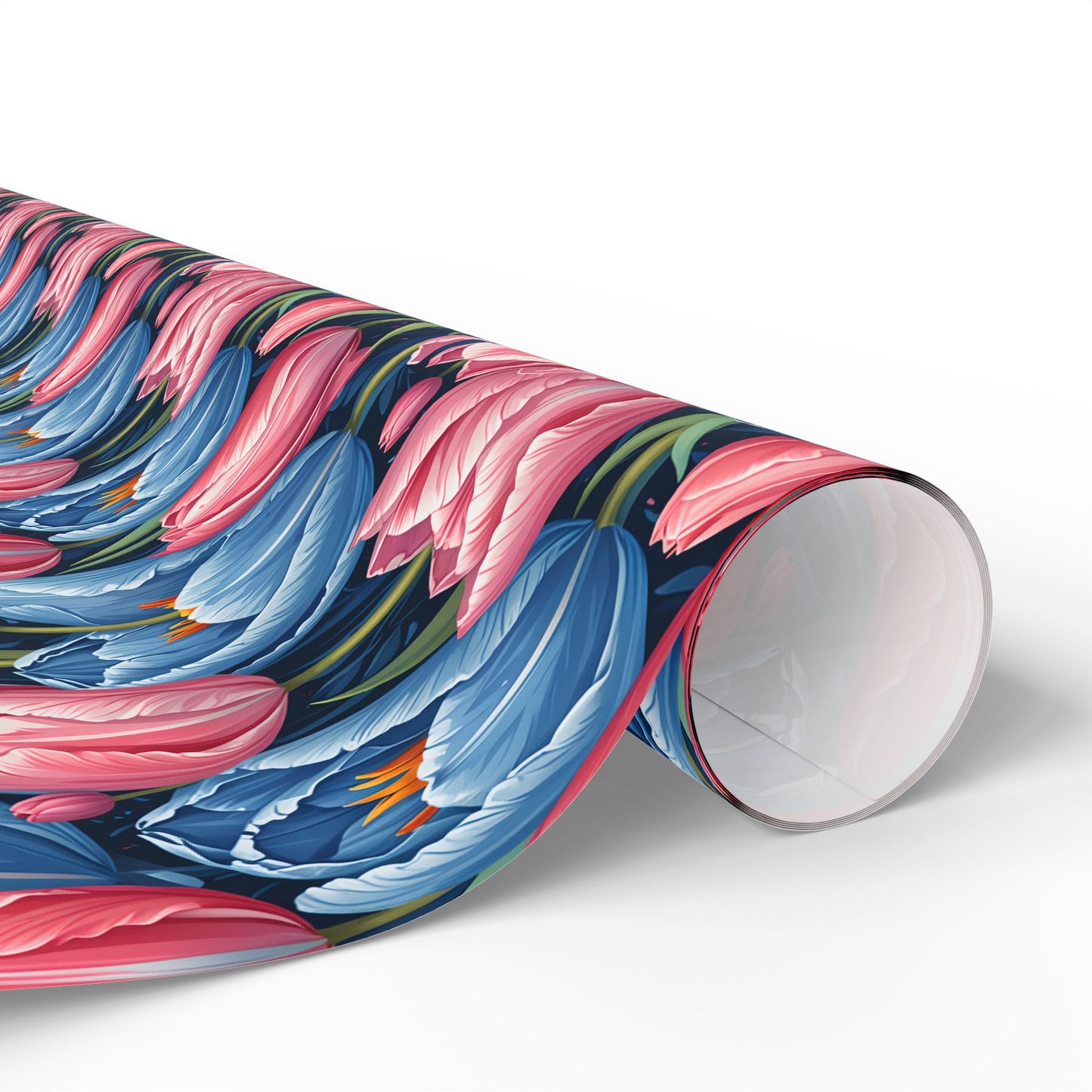 Vibrant Tulip Floral Wrapping Paper