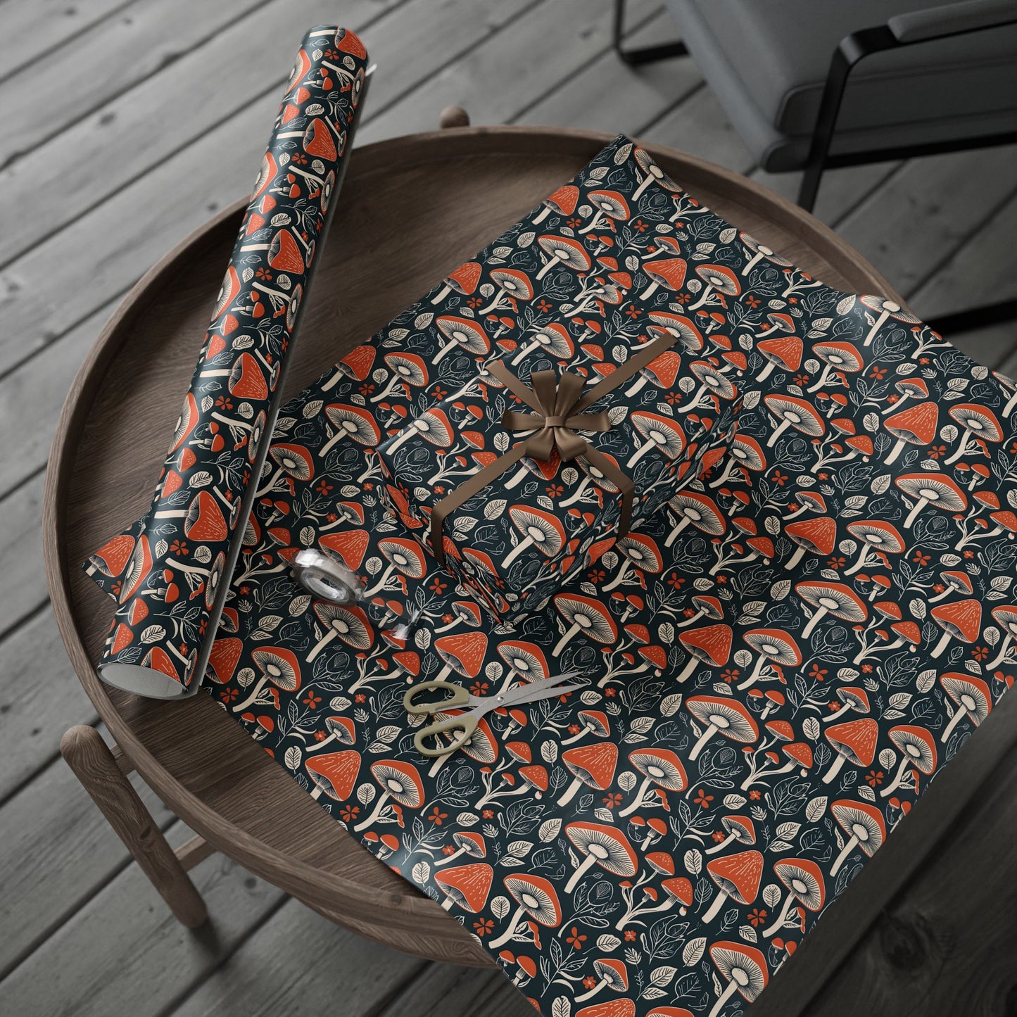 Retro - Inspired Mushroom Motif Design