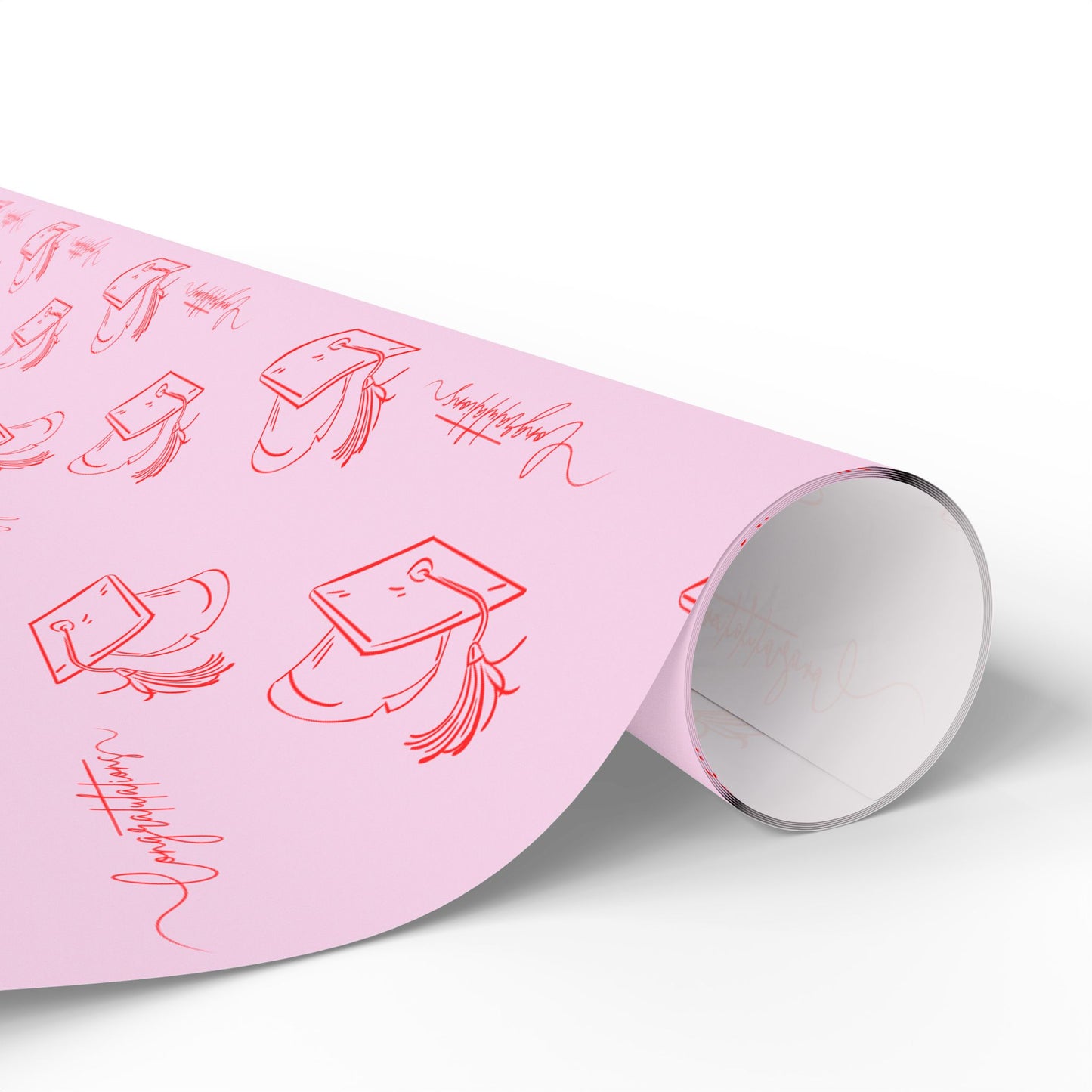Pink and Red Congrats Graduation