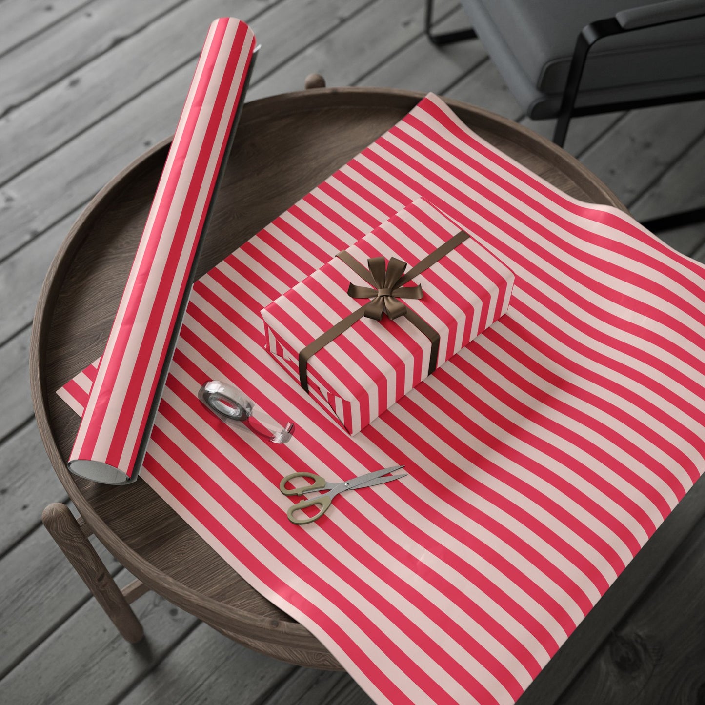 Stylish Red & Pink Stripes – Fun Wrap