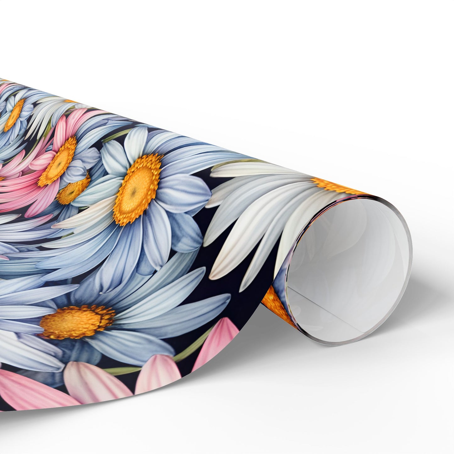 Gift Wrap - Elegant Floral Daisies