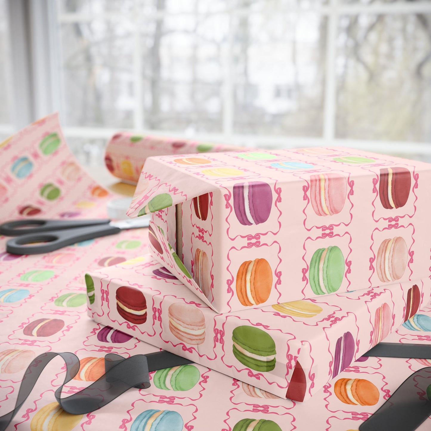 Macaron Pattern Gift Wrap