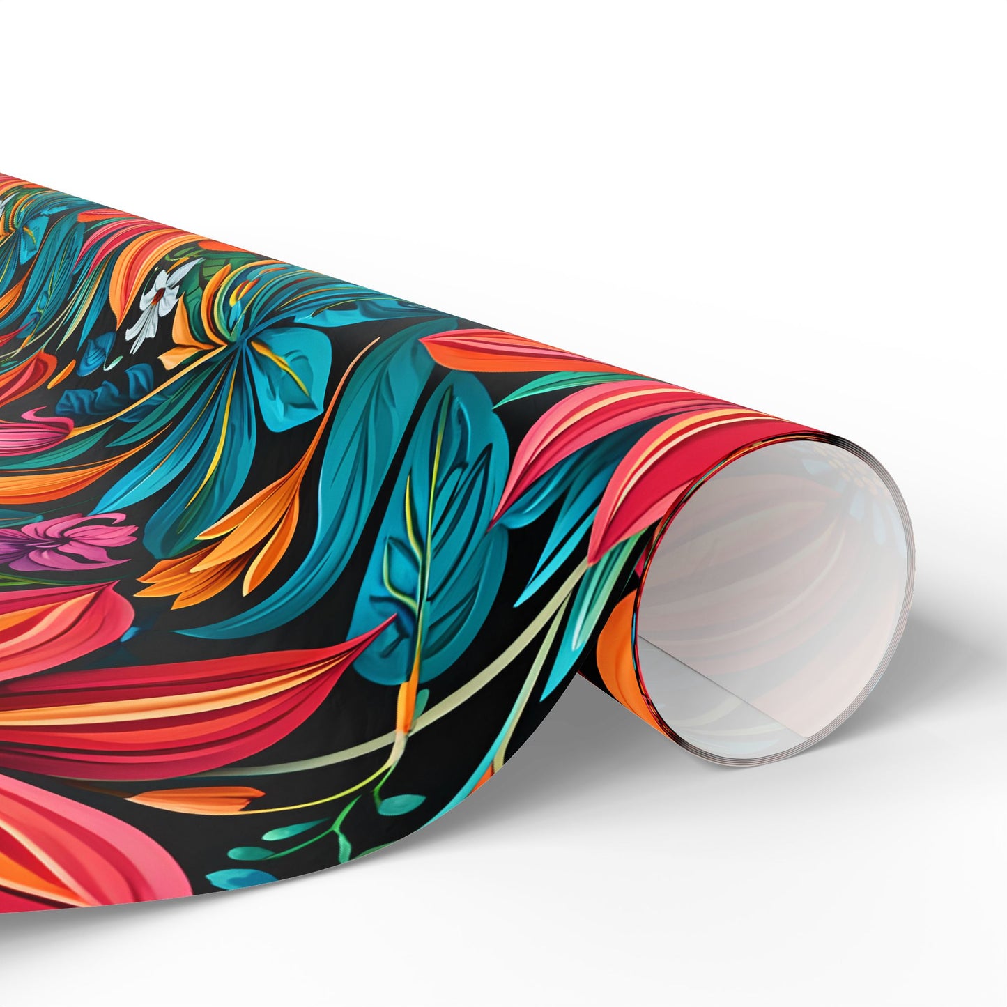 Botanical Bright Floral Design Gift Wrap for Birthdays