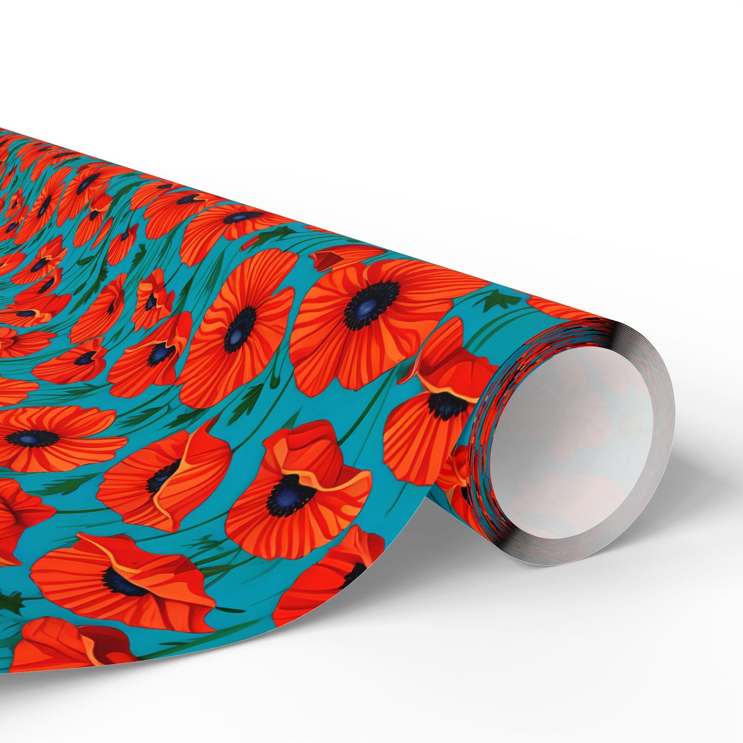 Red Poppies Wrapping Papers