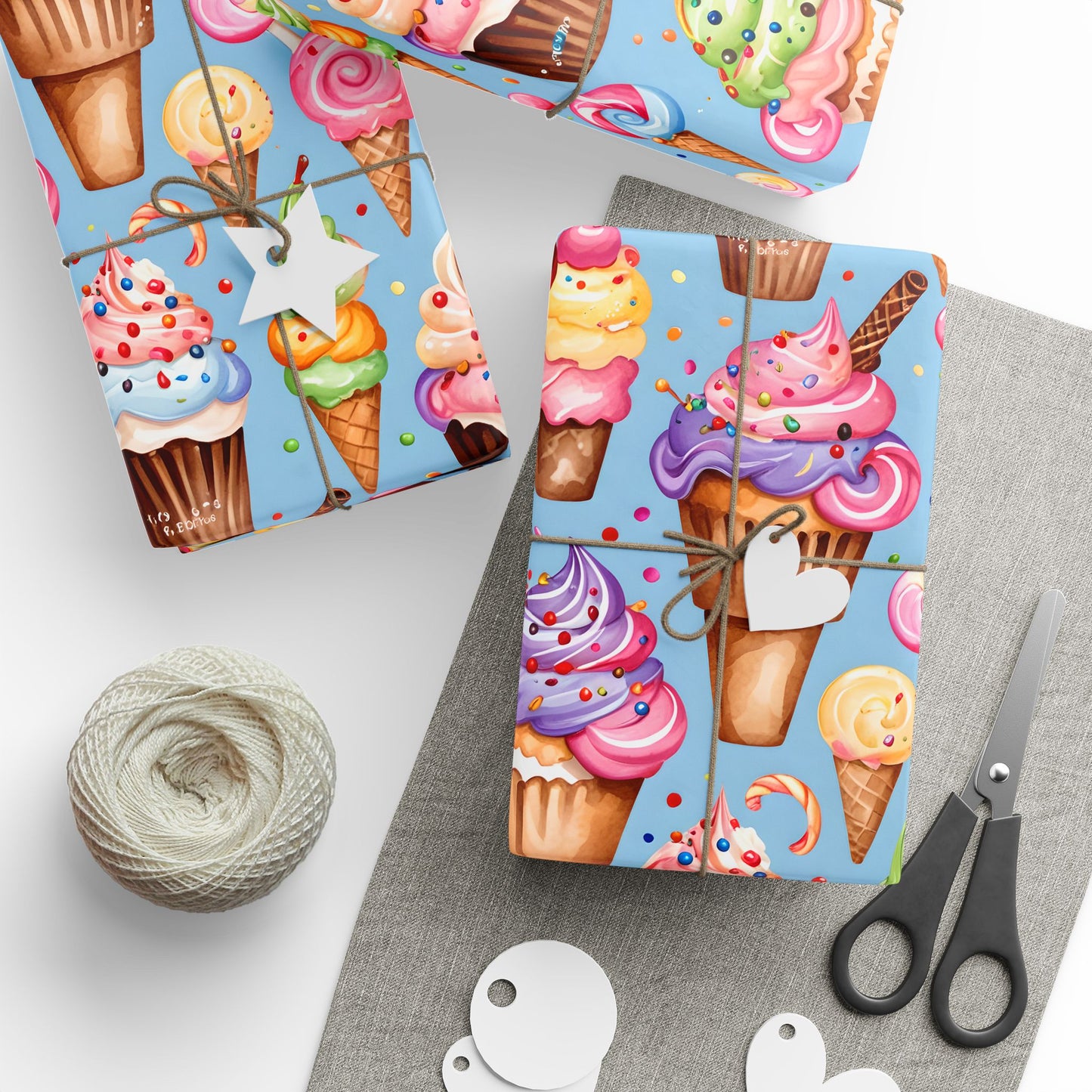 Whimsical Birthday Packaging Papers