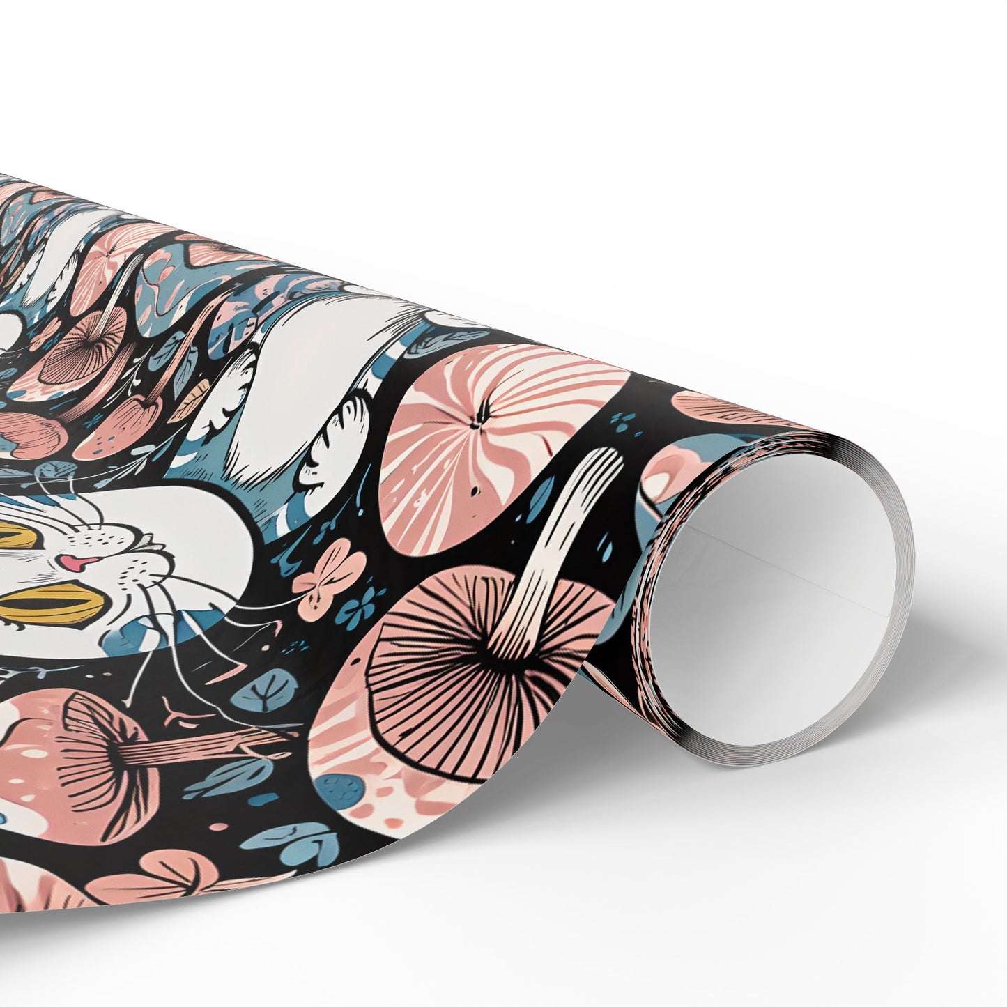 Whimsical Cheshire Cat Wrapping Paper Set - Alice in Wonderland