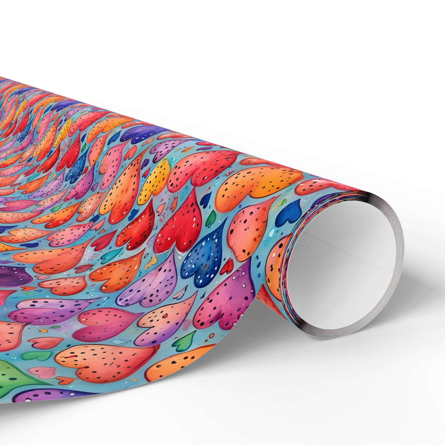 Vibrant Love Wrapping Paper - Colorful Gift Wrap
