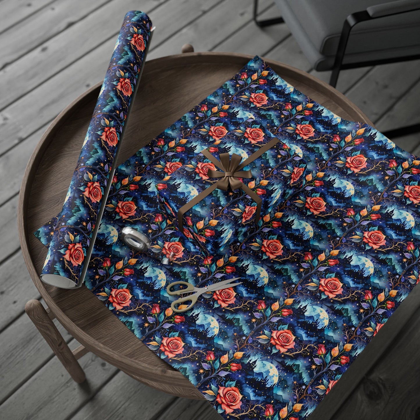 Floral Fantasy Wrapping Paper - Elegant Gift Wrap