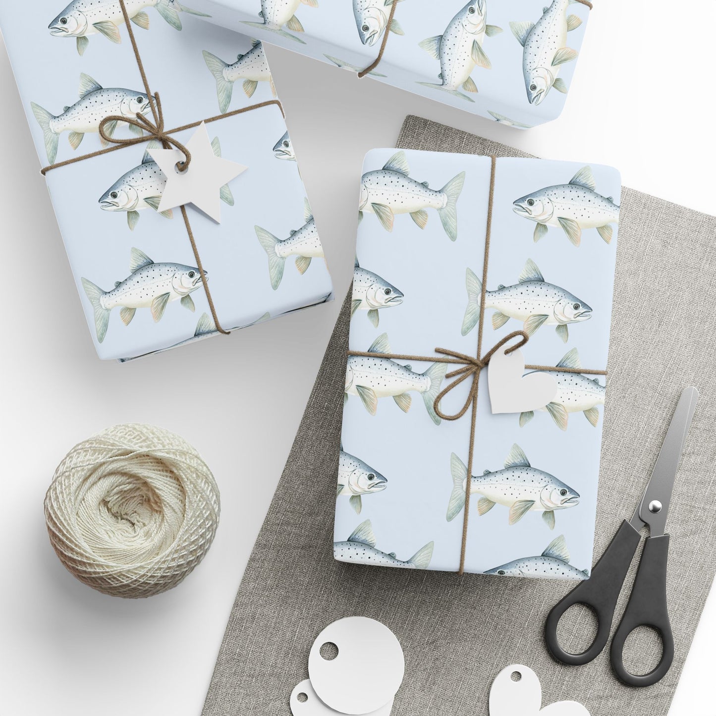 Whimsical Fish Wrapping Paper