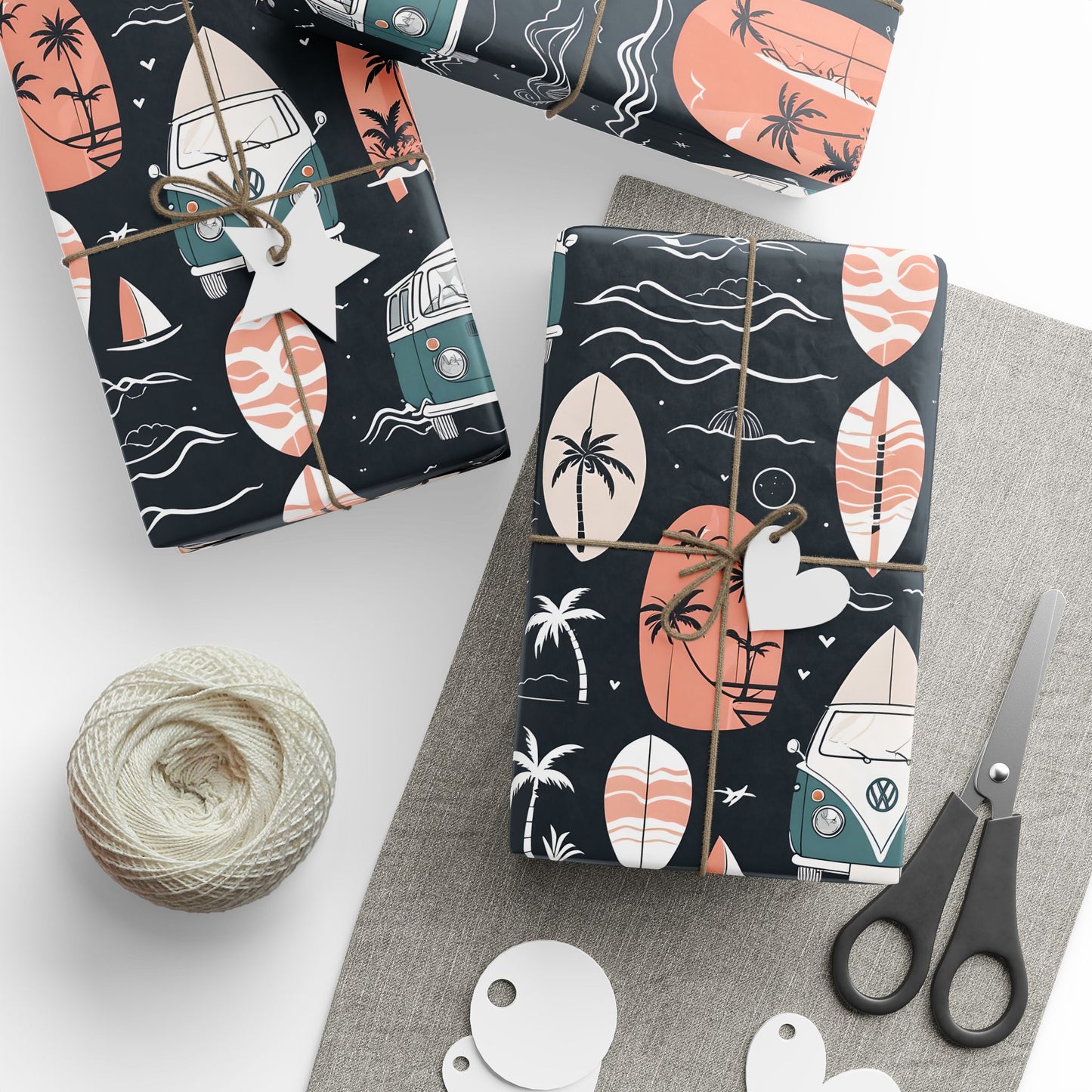 Surf Theme Wrapping Papers
